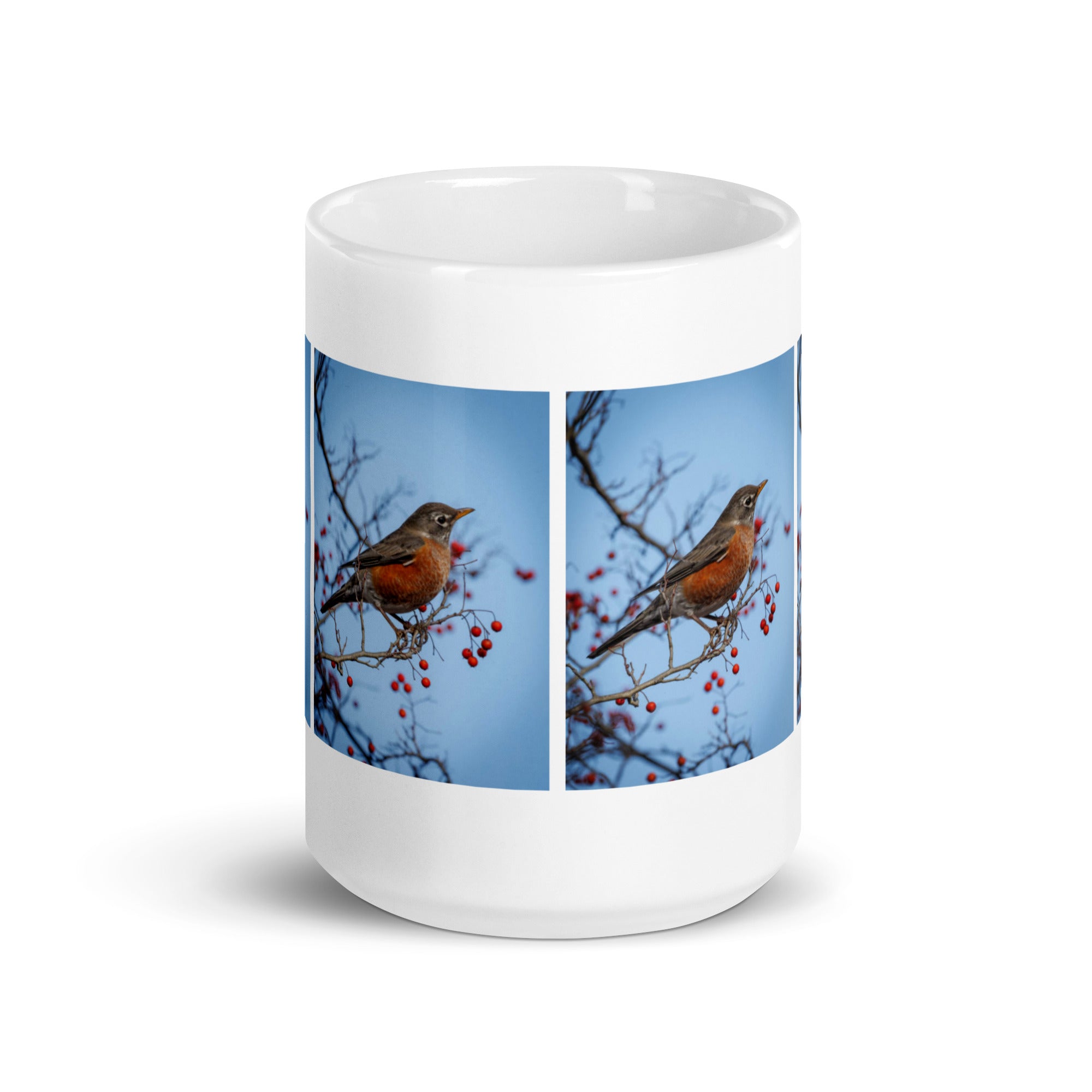 "Robin Mug #1: The Cheerful Early Bird (Ceramic)"