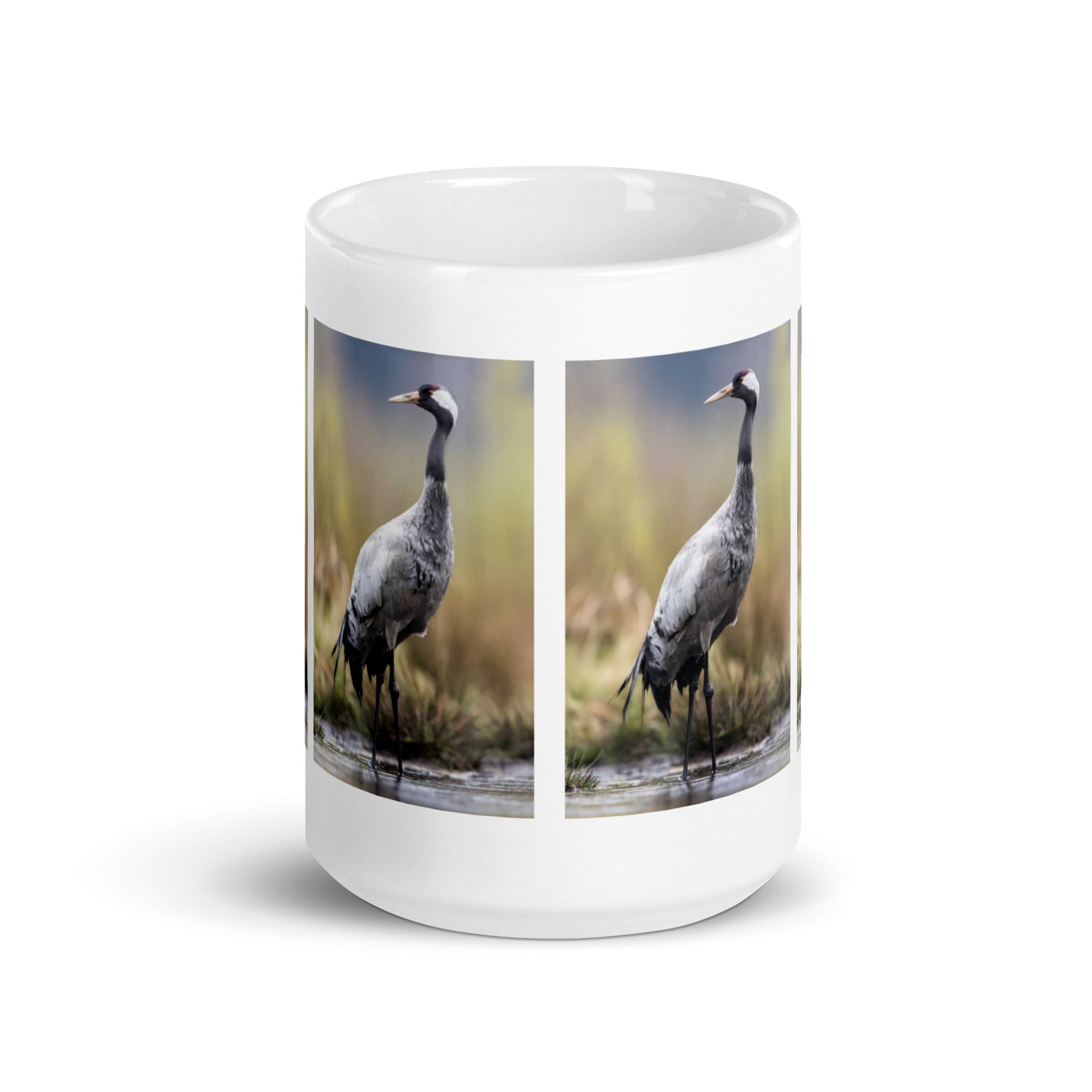 "Crane Mug #1: The Elegant Wader (Ceramic)"