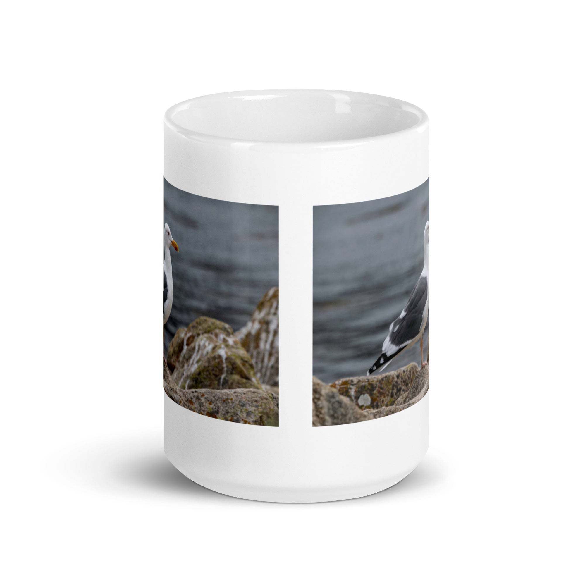 "Gull Mug #1: The Coastal Scavenger (Ceramic)"