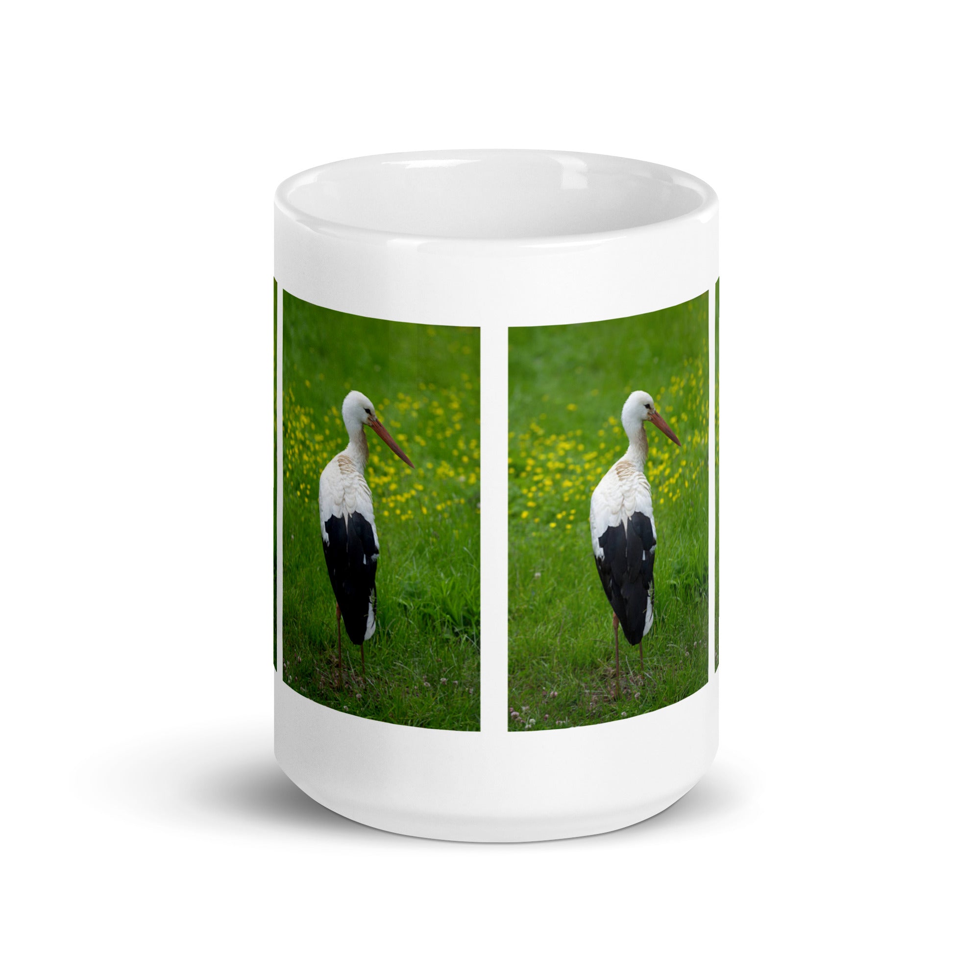 "Stork Mug #1: The Long-legged Deliverer (Ceramic)"