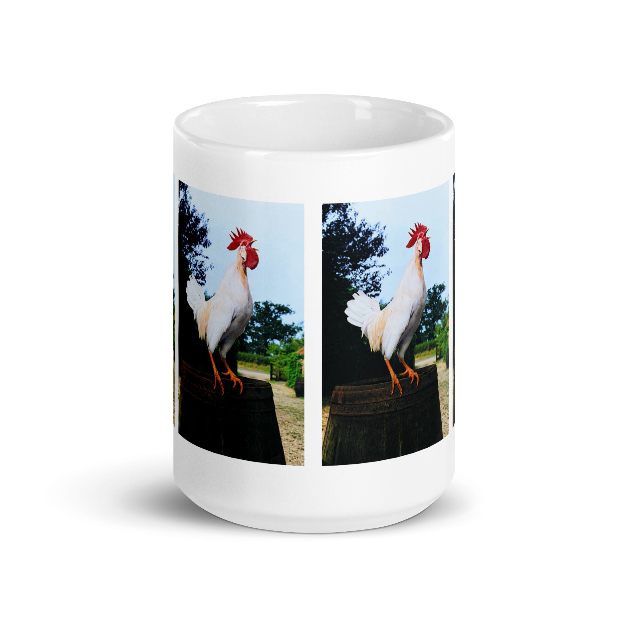 "Chicken Mug #1: The Clucky Connoisseur (Ceramic)"