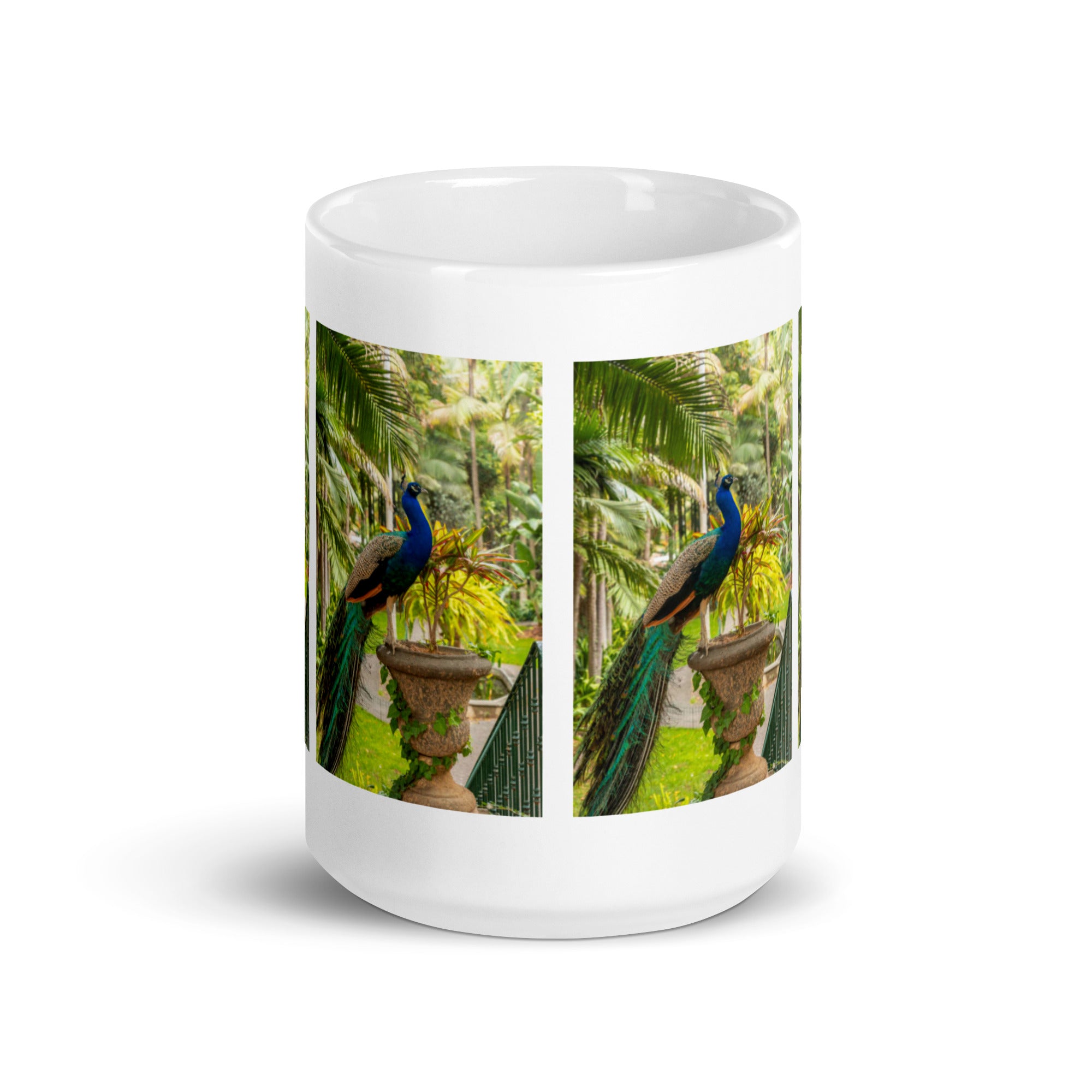 "Peacock Mug #1: The Iridescent Showstopper (Ceramic)"