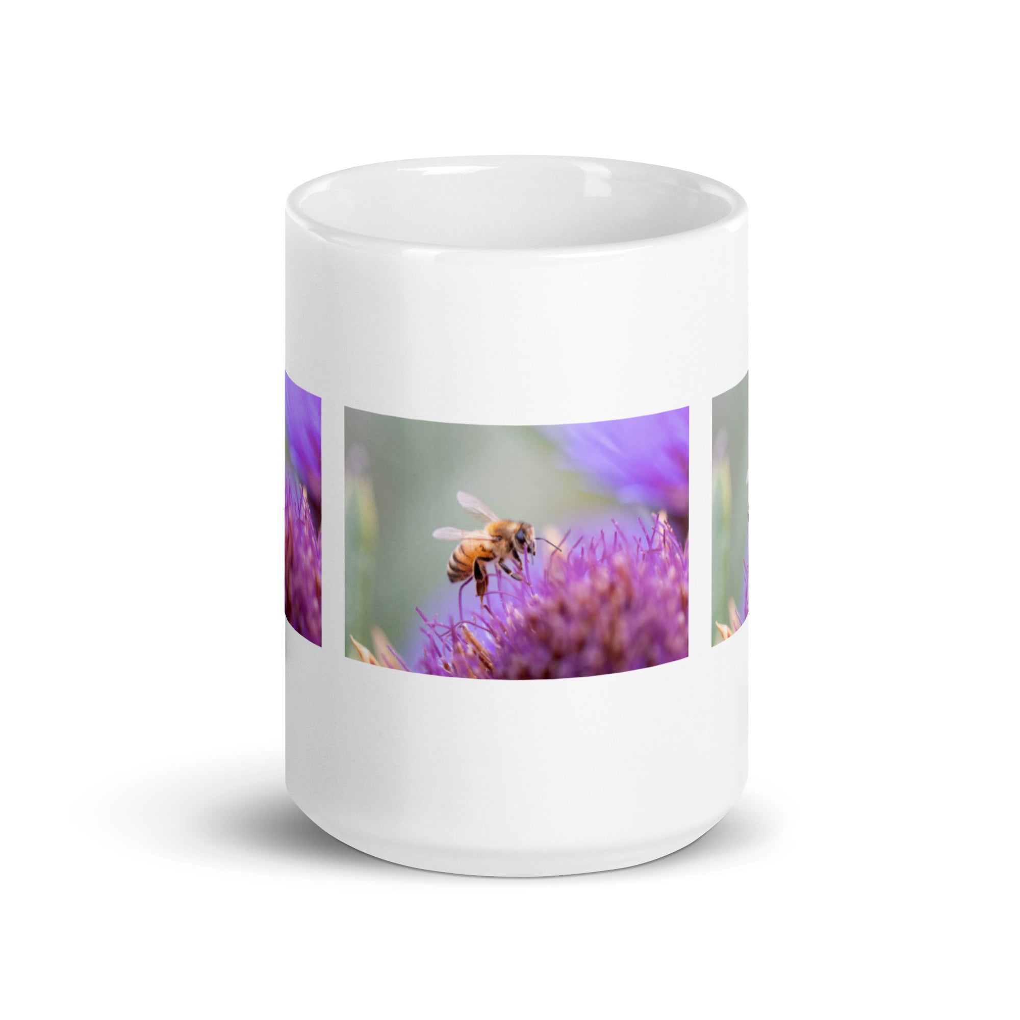 "Bee Mug #1: The Busy Pollinator (Ceramic)"