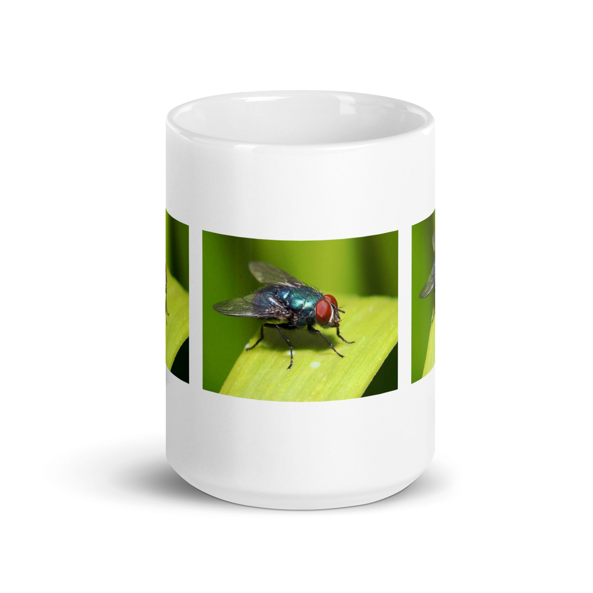 "Fly Mug #1: The Buzzing Pollinator (Ceramic)"