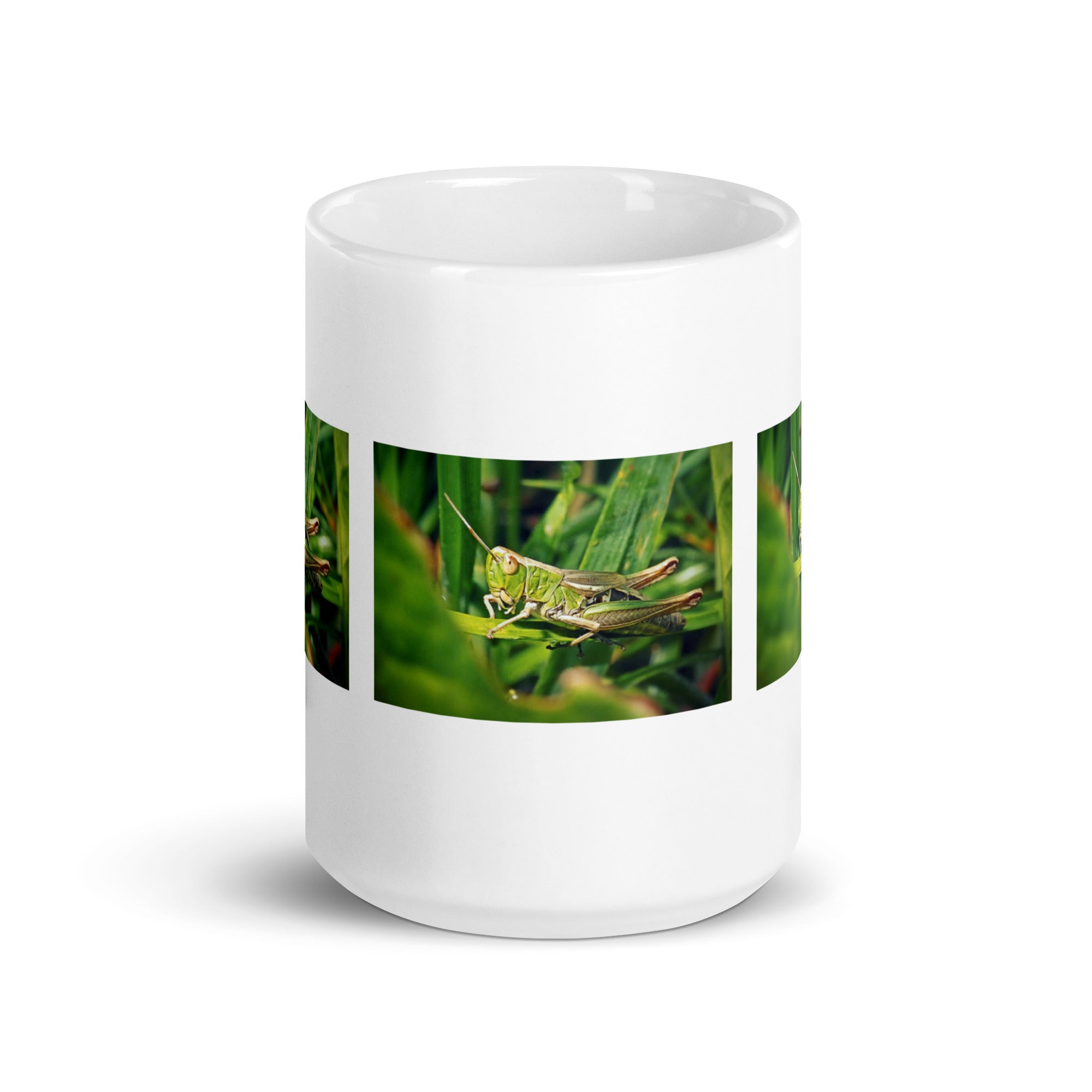 "Grasshopper Mug #1: The Leaping Maestro (Ceramic)"