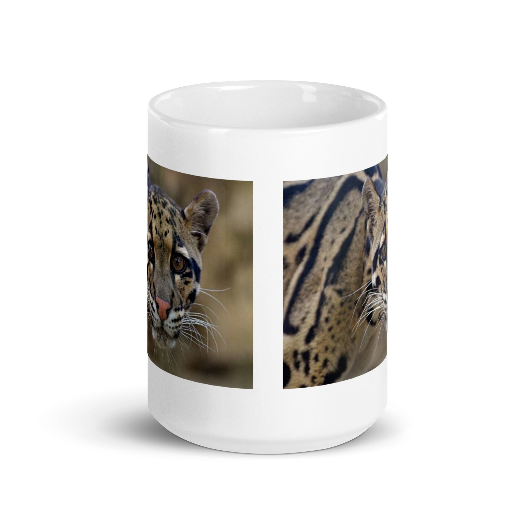 "Clouded Leopard Mug #1: The Enigmatic Climber (Ceramic)"