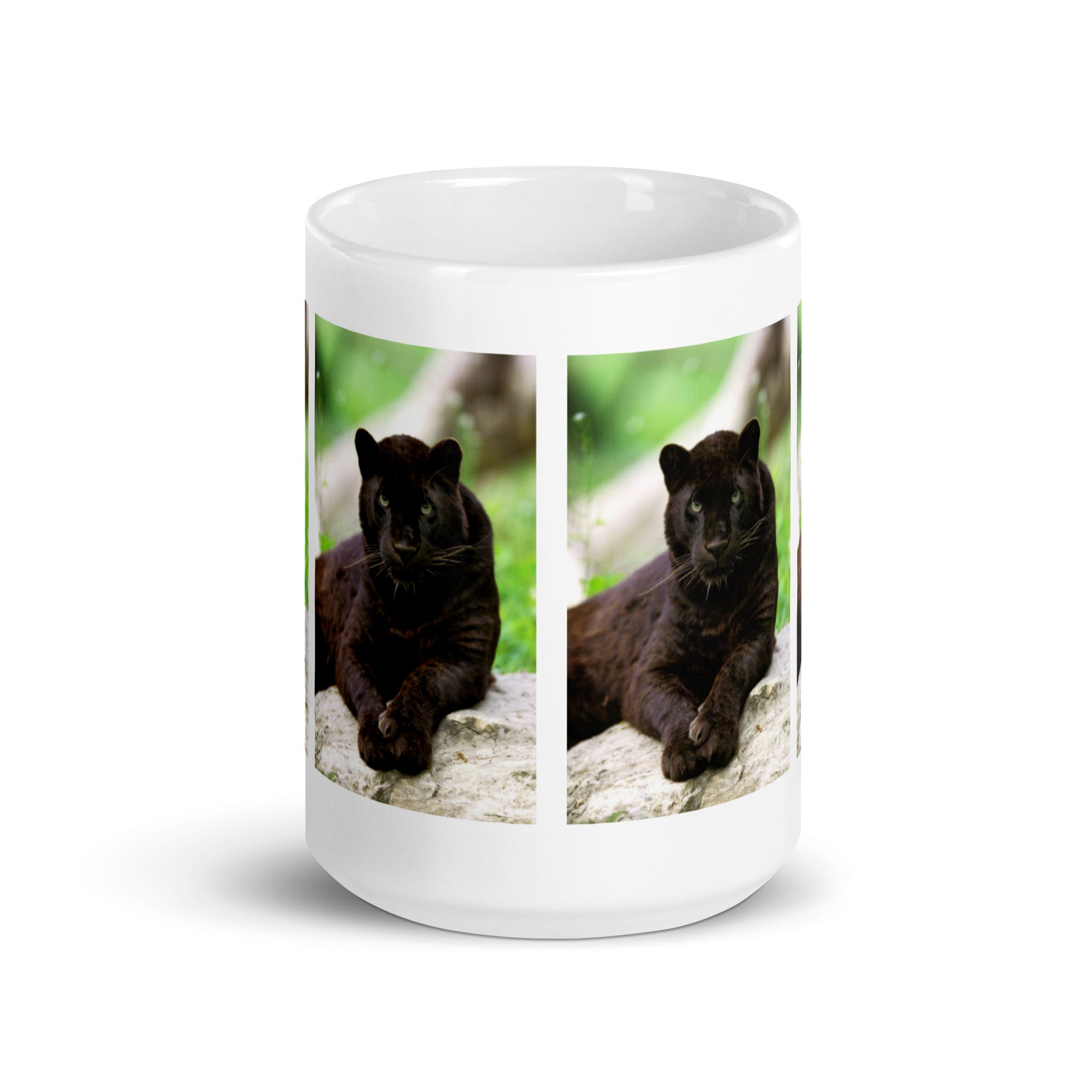 "Black Leopard Mug #1: The Phantom of the Night (Ceramic)"