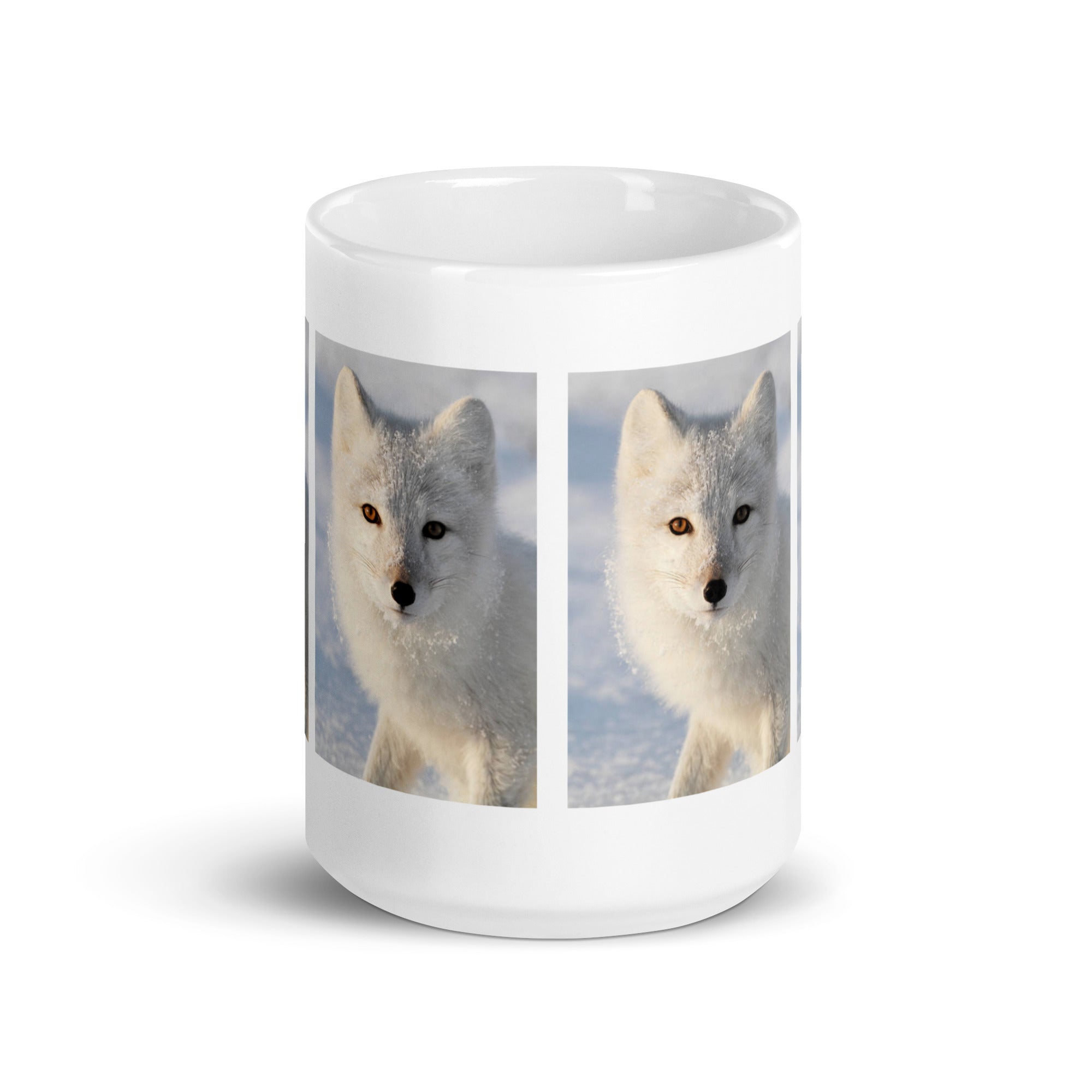 "Arctic Fox Mug #1: The Winter Wanderer (Ceramic)"