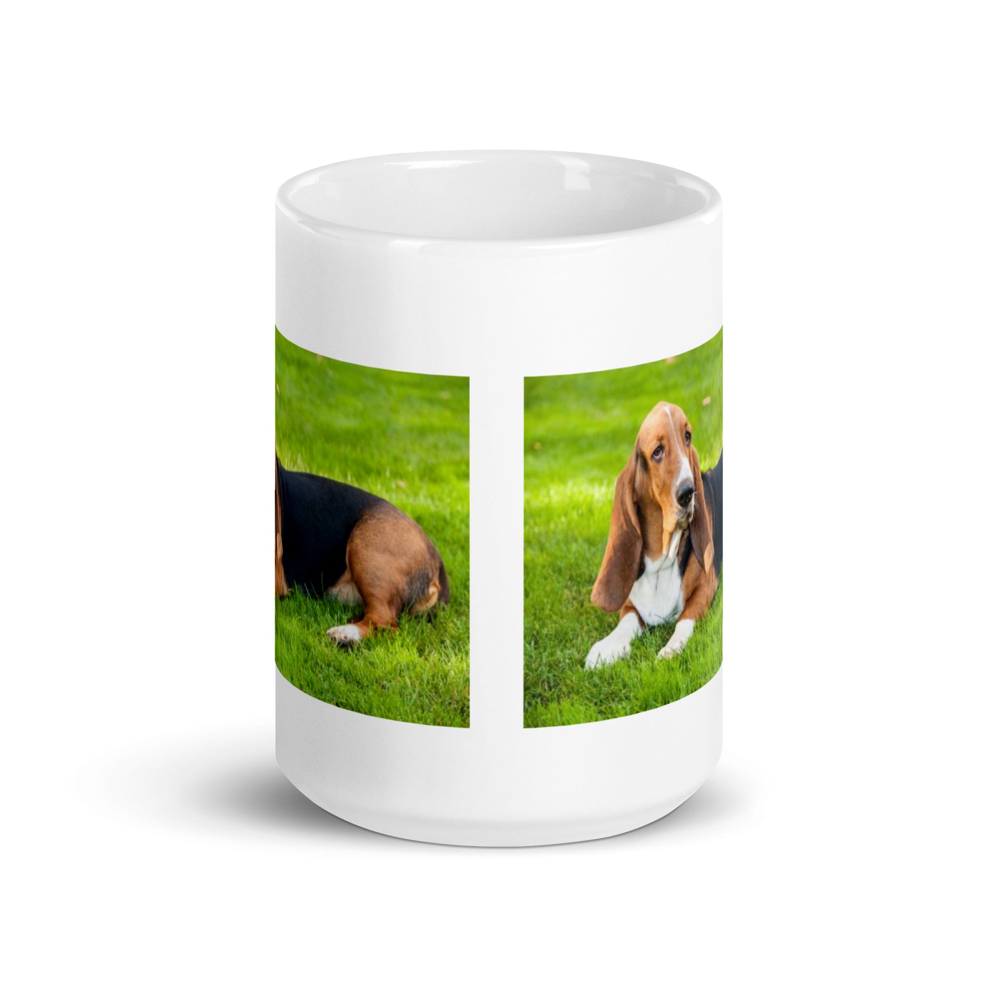 "Basset Hound Mug #1: The Low-Rider Scent Sleuth (Ceramic)"