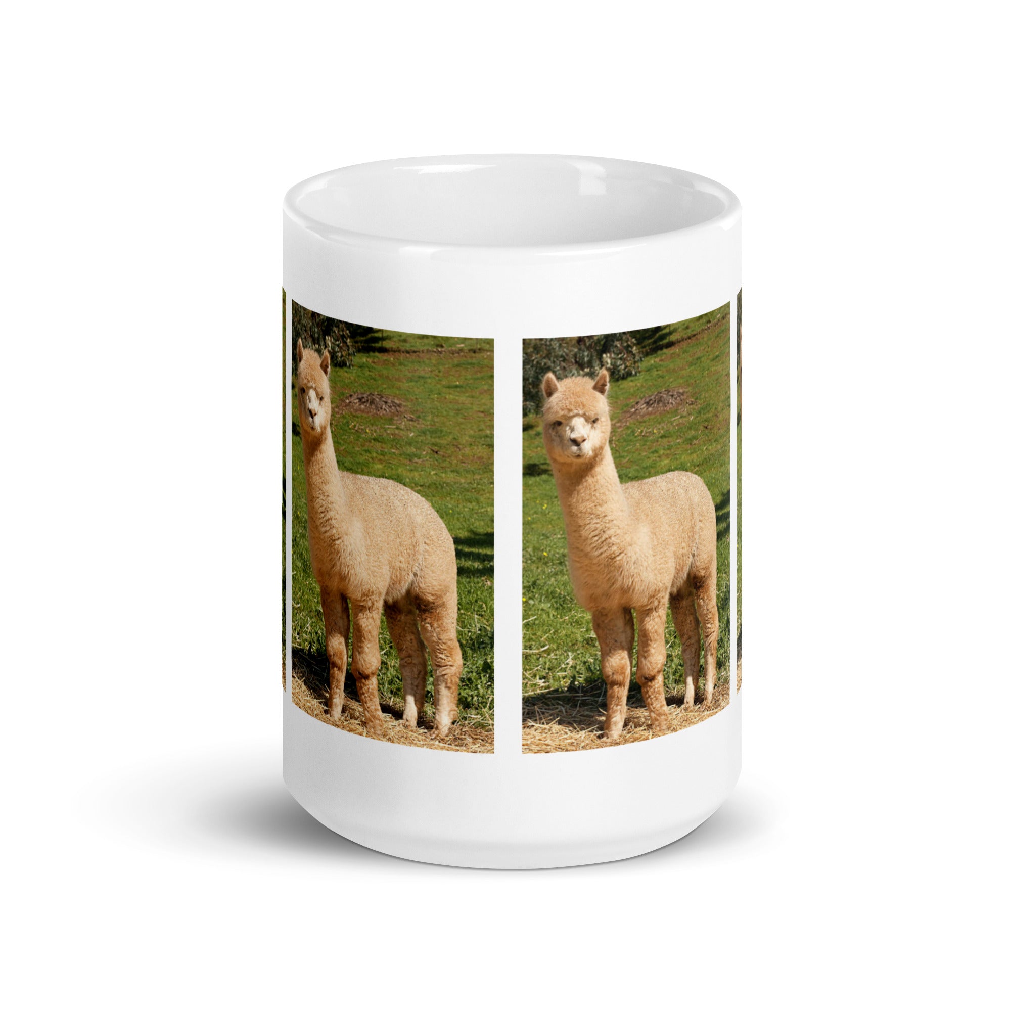 "Alpaca Mug #1: The Gentle Hummer (Ceramic)"