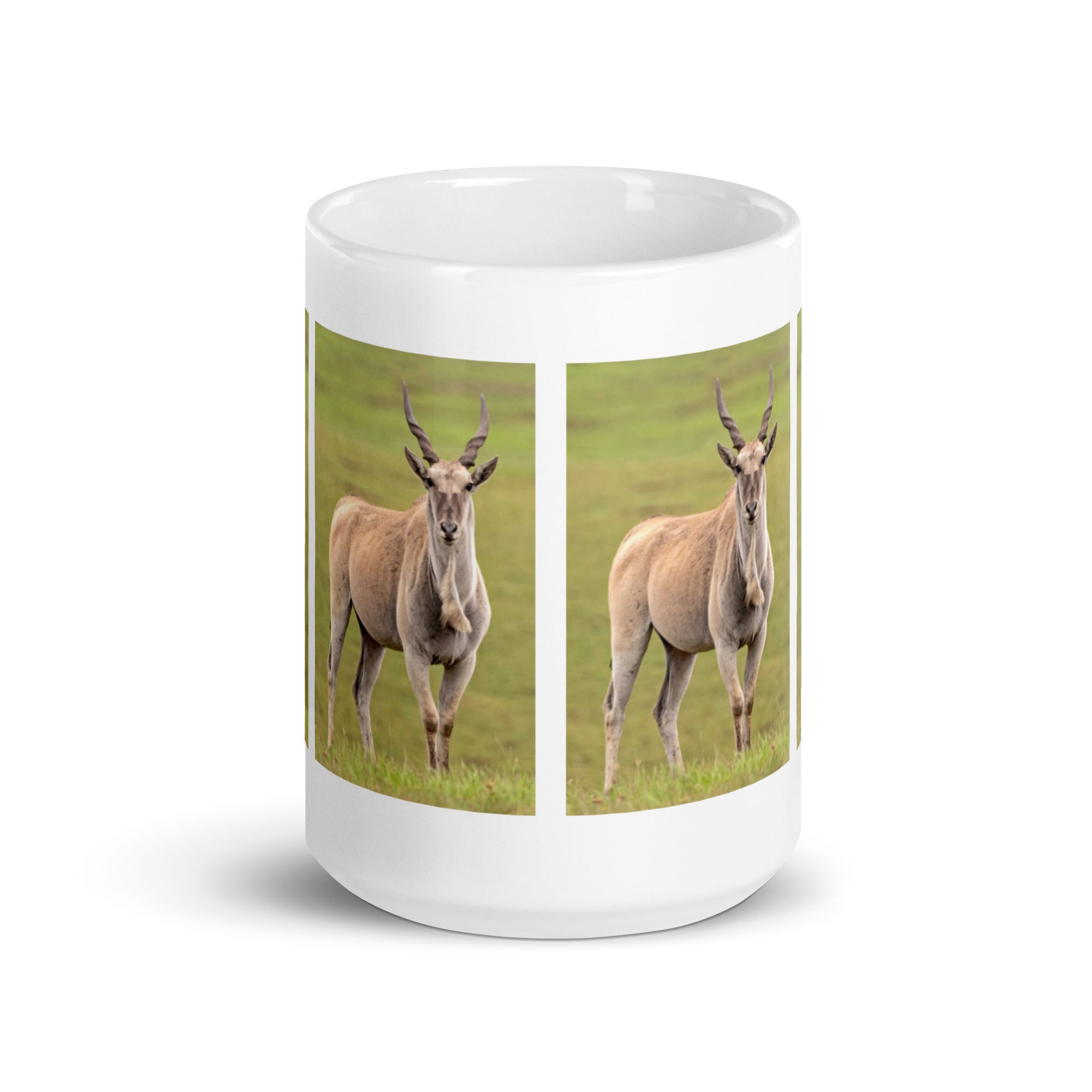 "Eland Mug #1: The Spiral-Horned Grazer (Ceramic)"