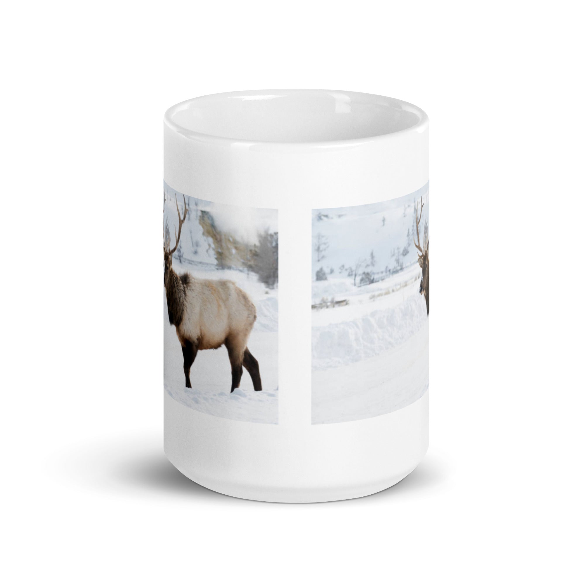 "Elk Mug #1: The Antlered Monarch (Ceramic)"