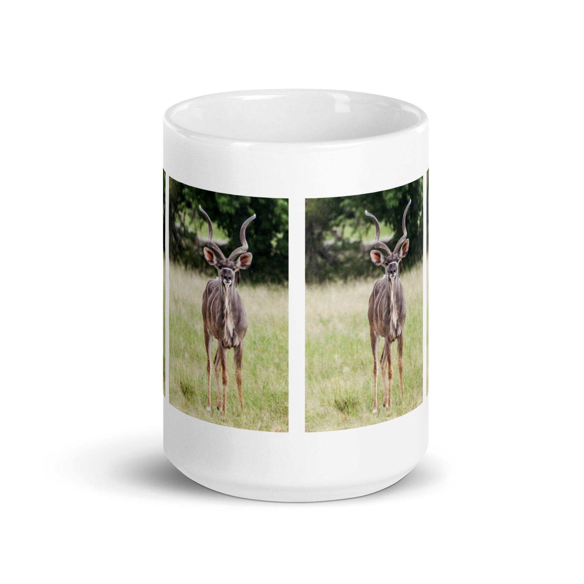 "Kudu Mug #1: The Spiral-Horned Majesty (Ceramic)"