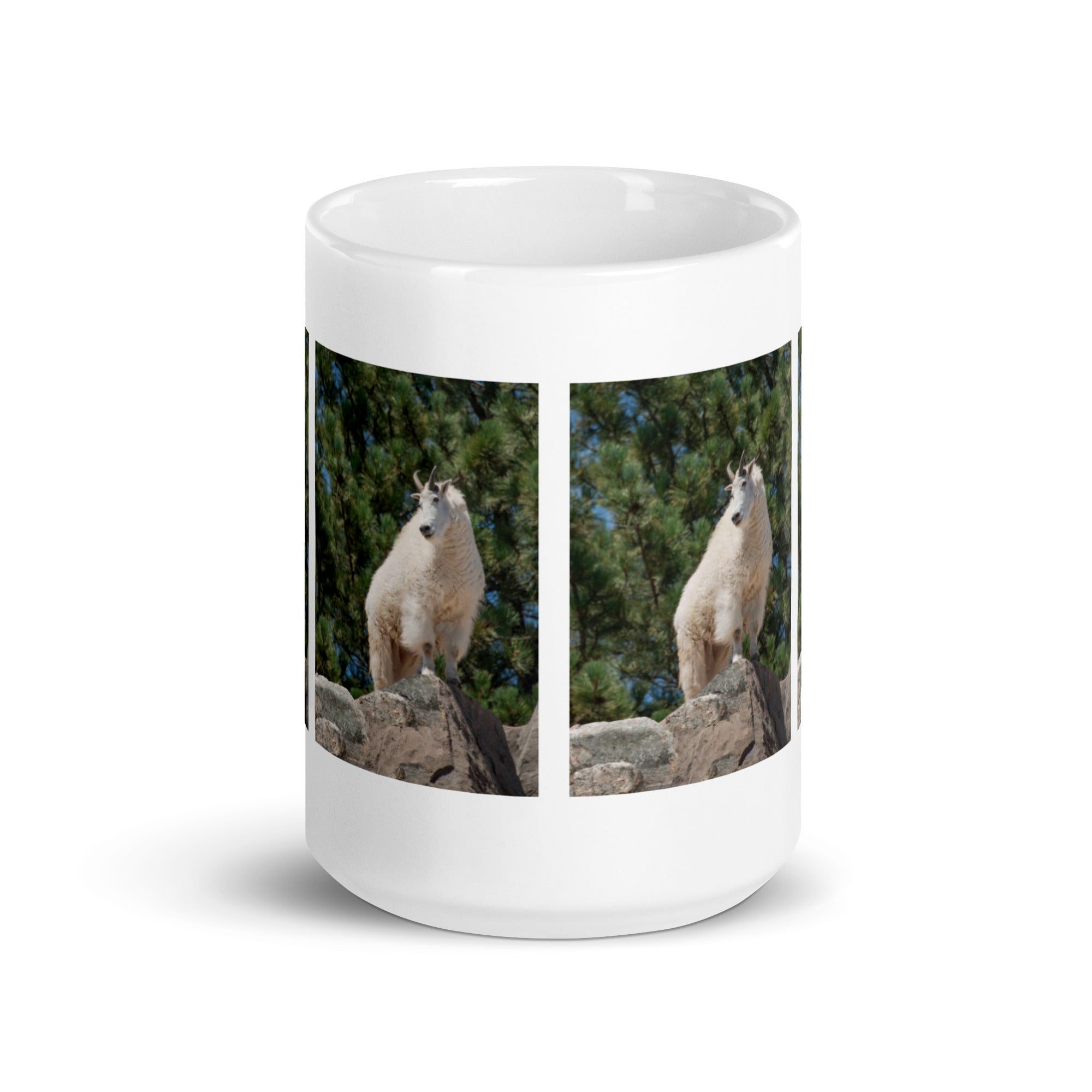 "Mountain Goat Mug #1: The Cliffside Climber (Ceramic)"