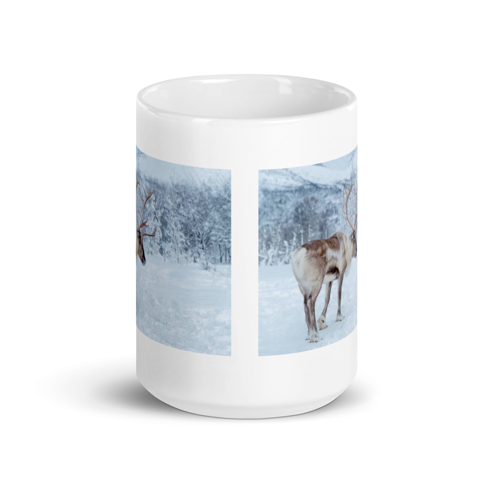 "Reindeer Mug #1: The Antlered Nomad (Ceramic)"