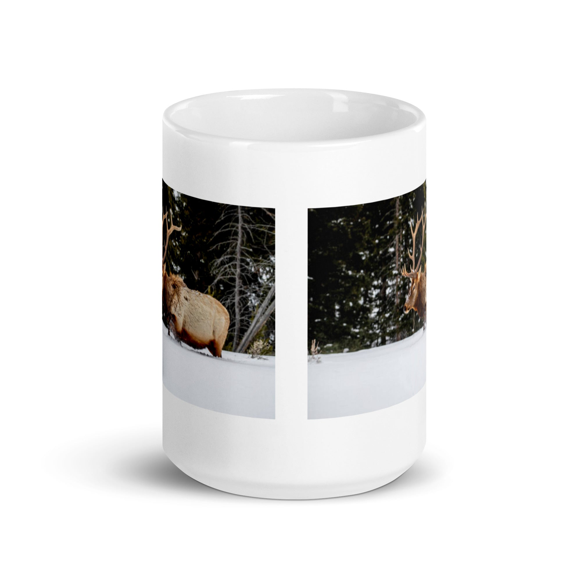 "Wapiti Mug #1: The Bugling Elk (Ceramic)"