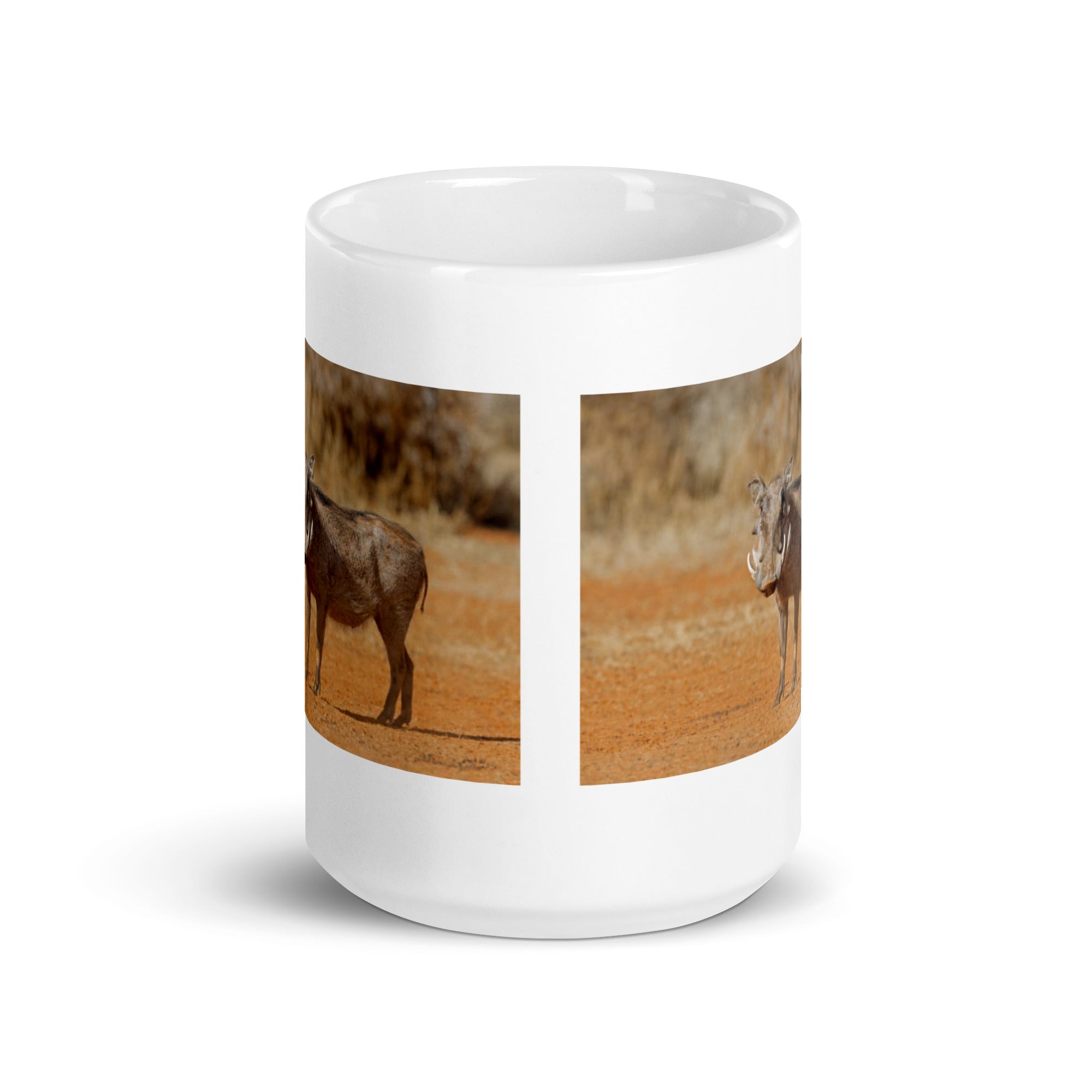 "Warthog Mug #1: The Tusked Grazer (Ceramic)"