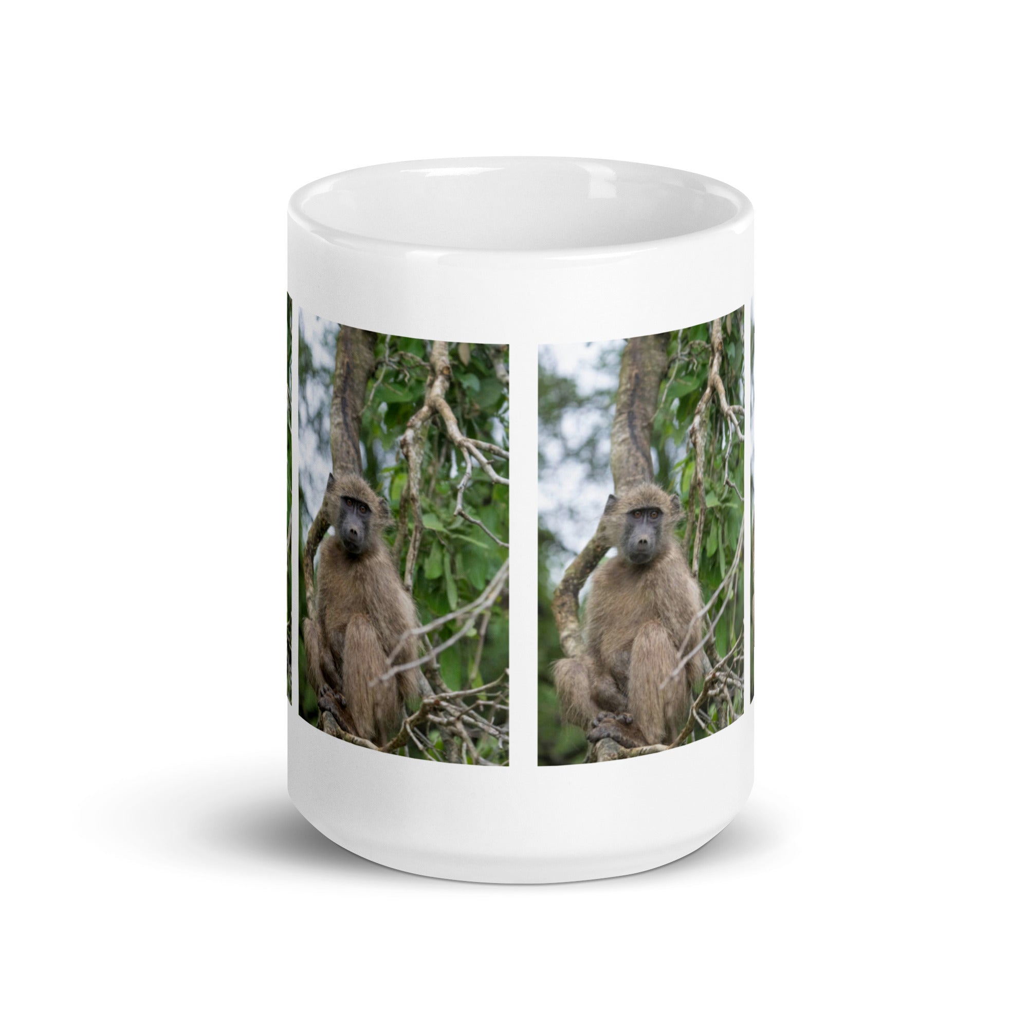 "Chacma Baboon Mug #1: The Adaptable Forager (Ceramic)"