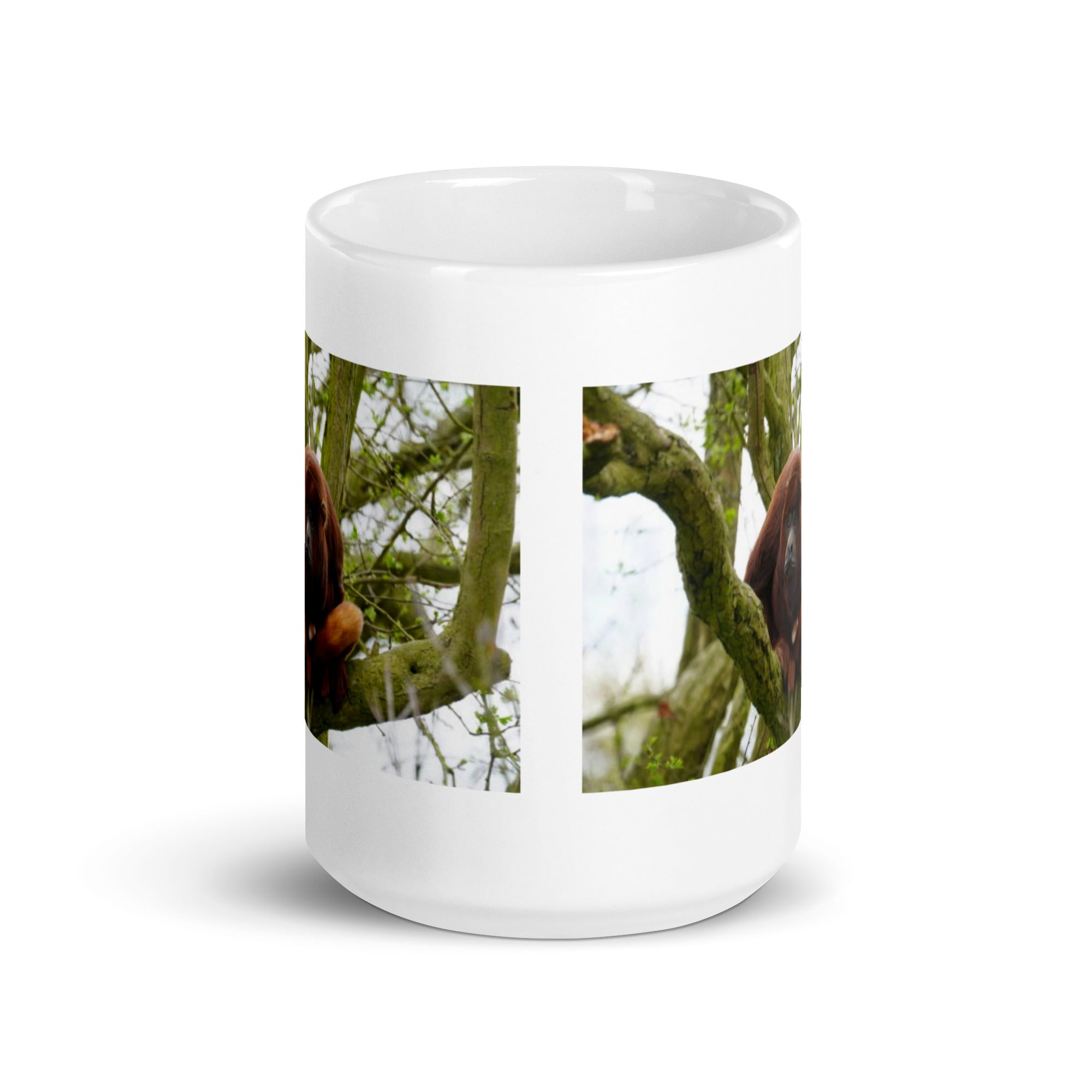 "Howler Monkey Mug #1: The Rainforest Vocalist (Ceramic)"