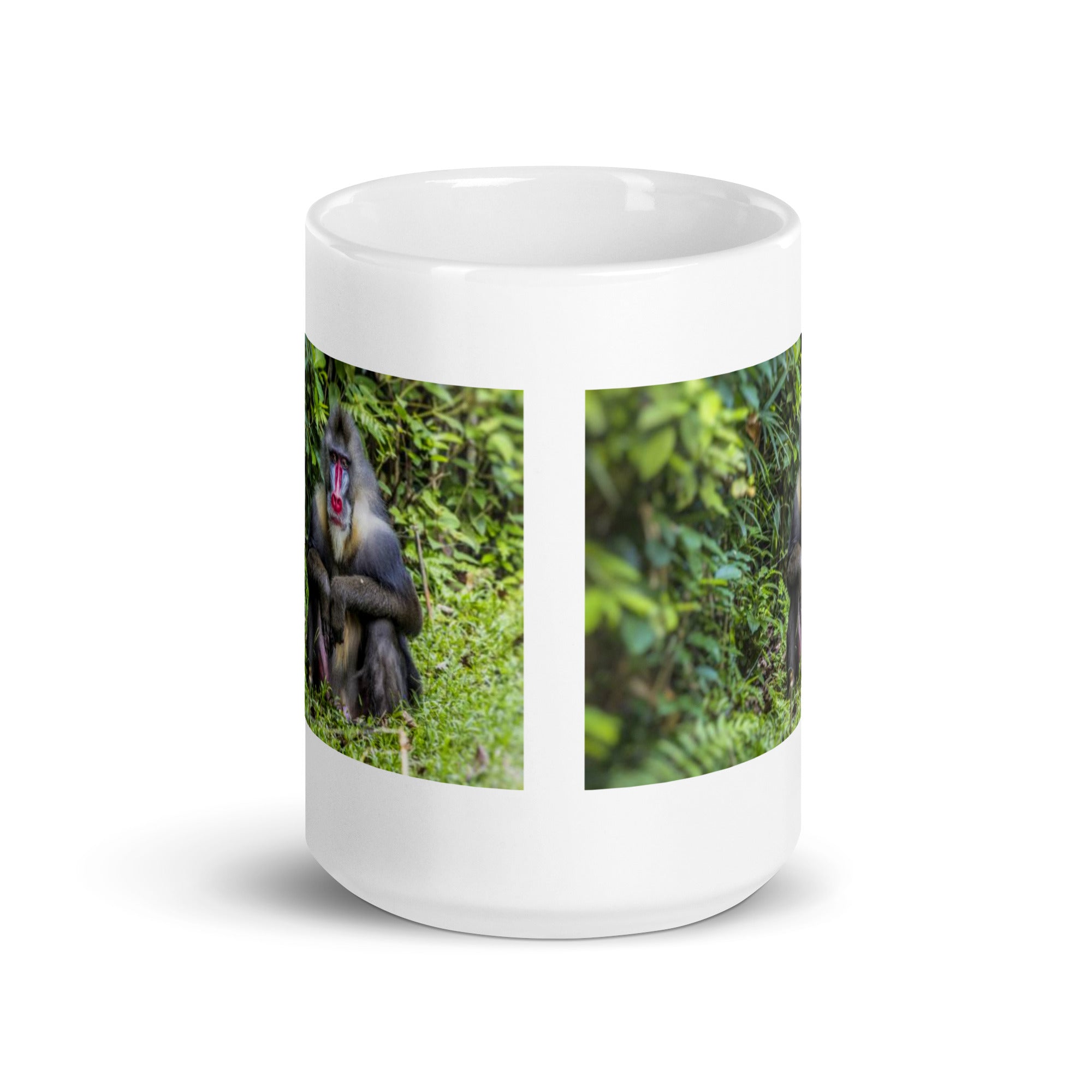 "Mandrill Mug #1: The Colorful Primate (Ceramic)"