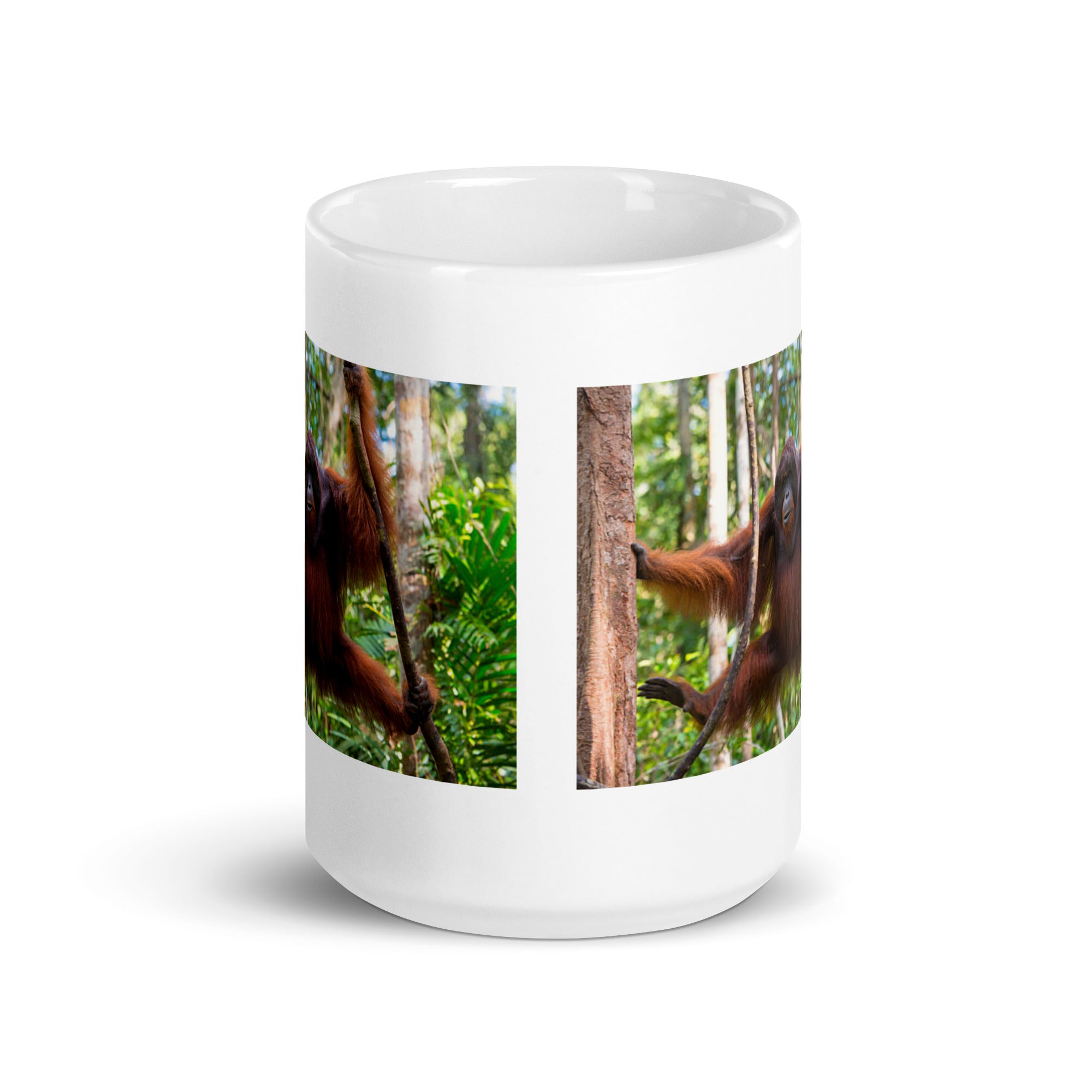 "Orangutan Mug #1: The Gentle Tree Dweller (Ceramic)"