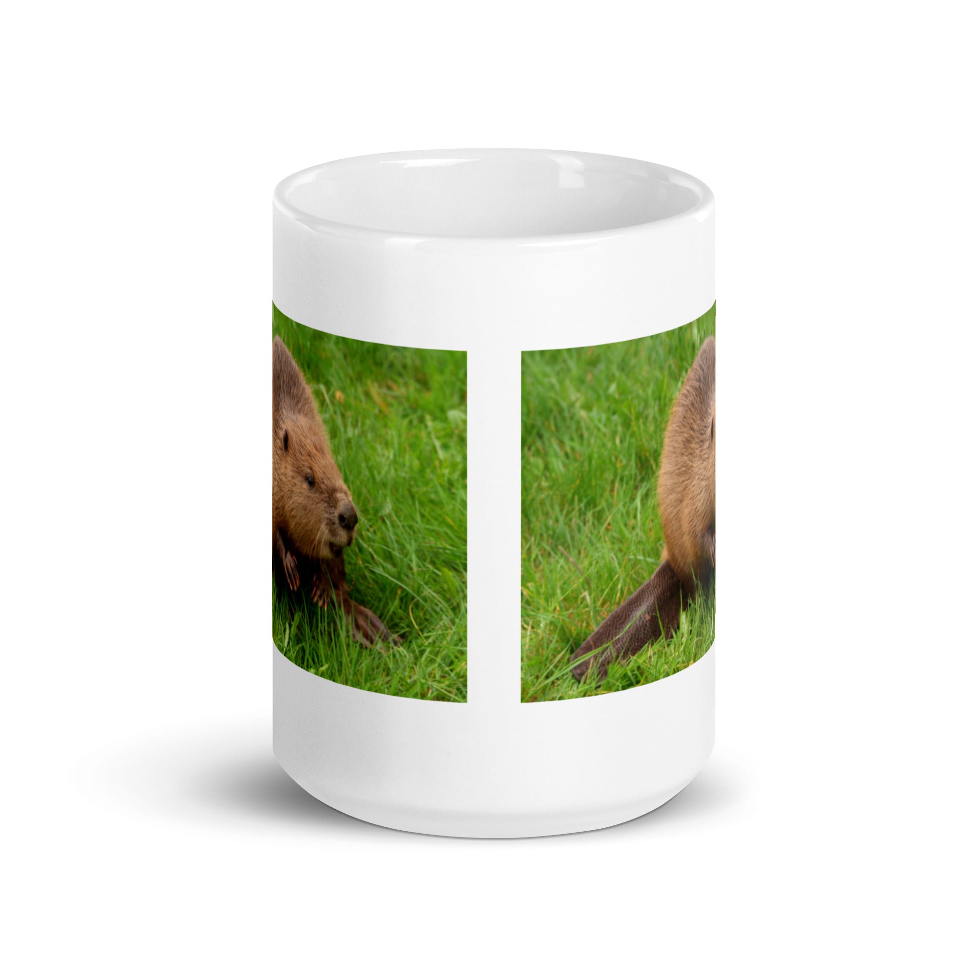 "Beaver Mug #1: The Industrious Dam Builder (Ceramic)"