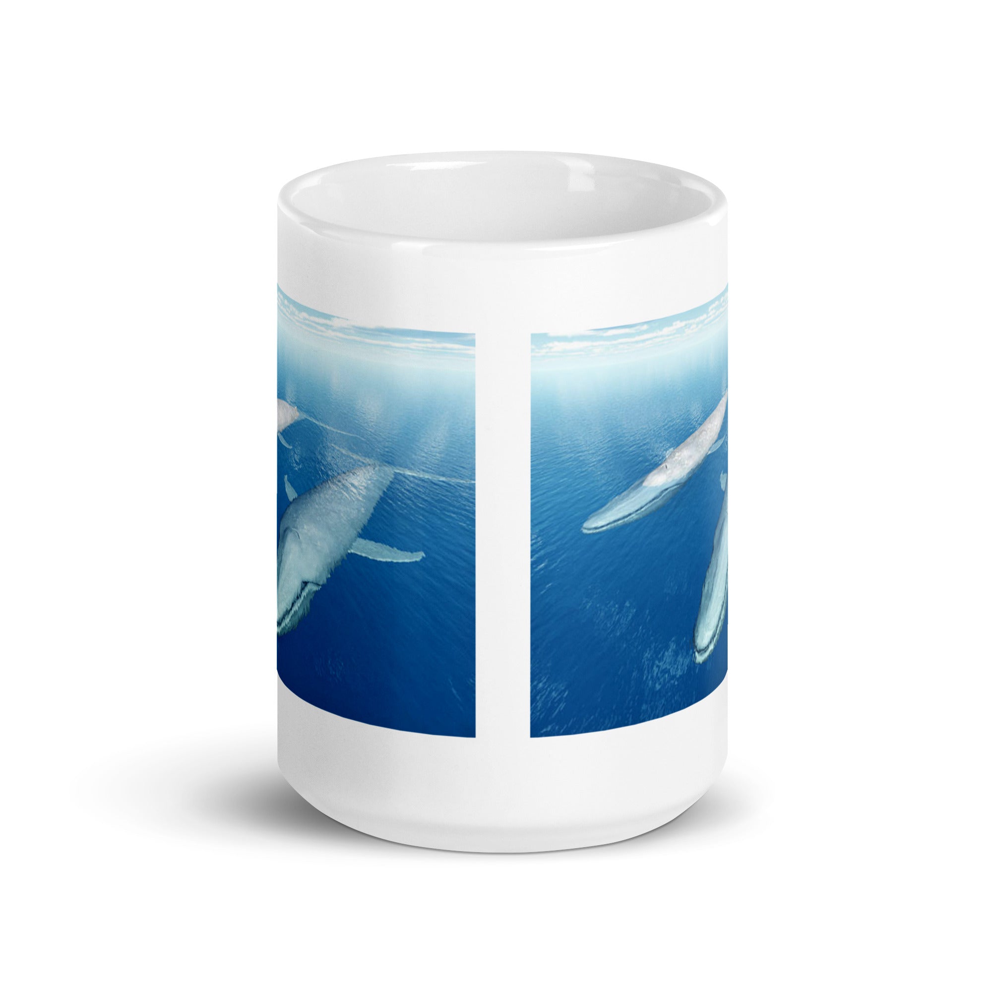 Blue Whale Mug #1: The Gentle Giant (Ceramic)