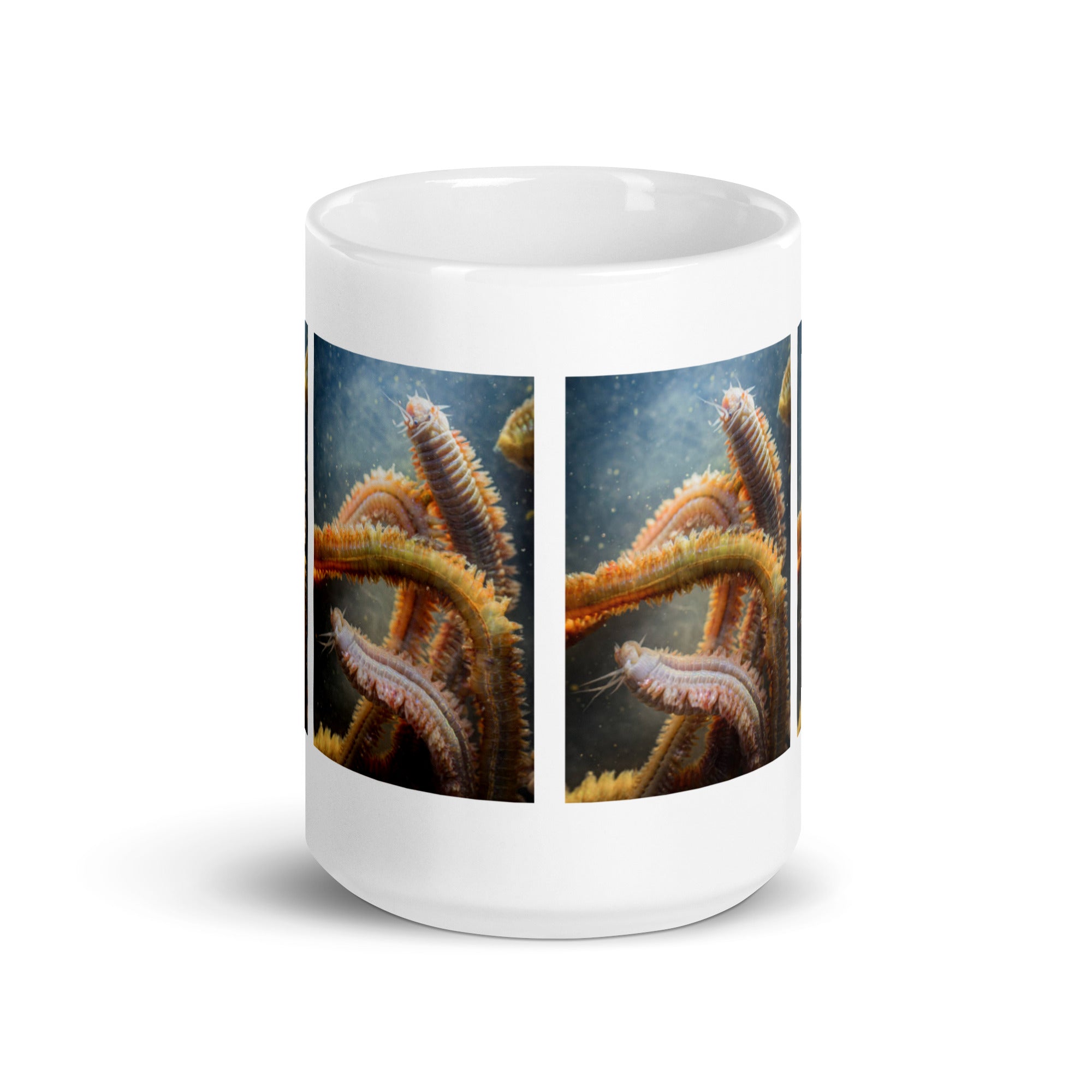 Worm Mug #1: Unique Marine Life Design (Ceramic)