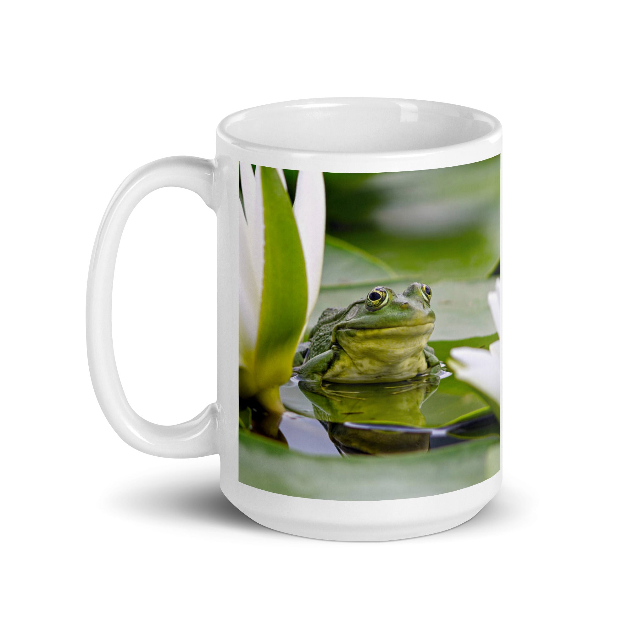 "Frog Mug #1: Nature’s Gentle Hopper (Ceramic)"