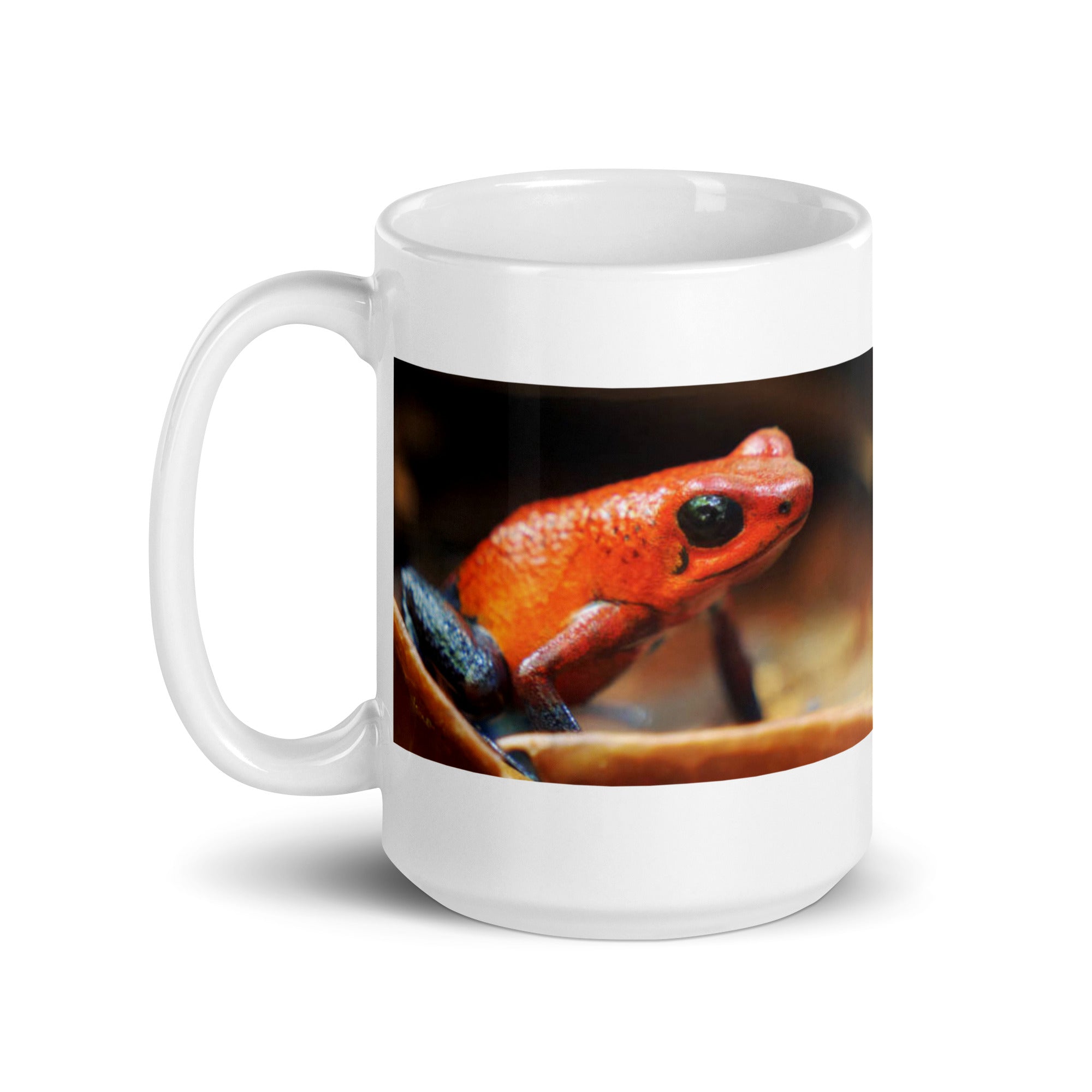 "Poison Frog Mug #1: Vibrant Colors, Powerful Nature (Ceramic)"