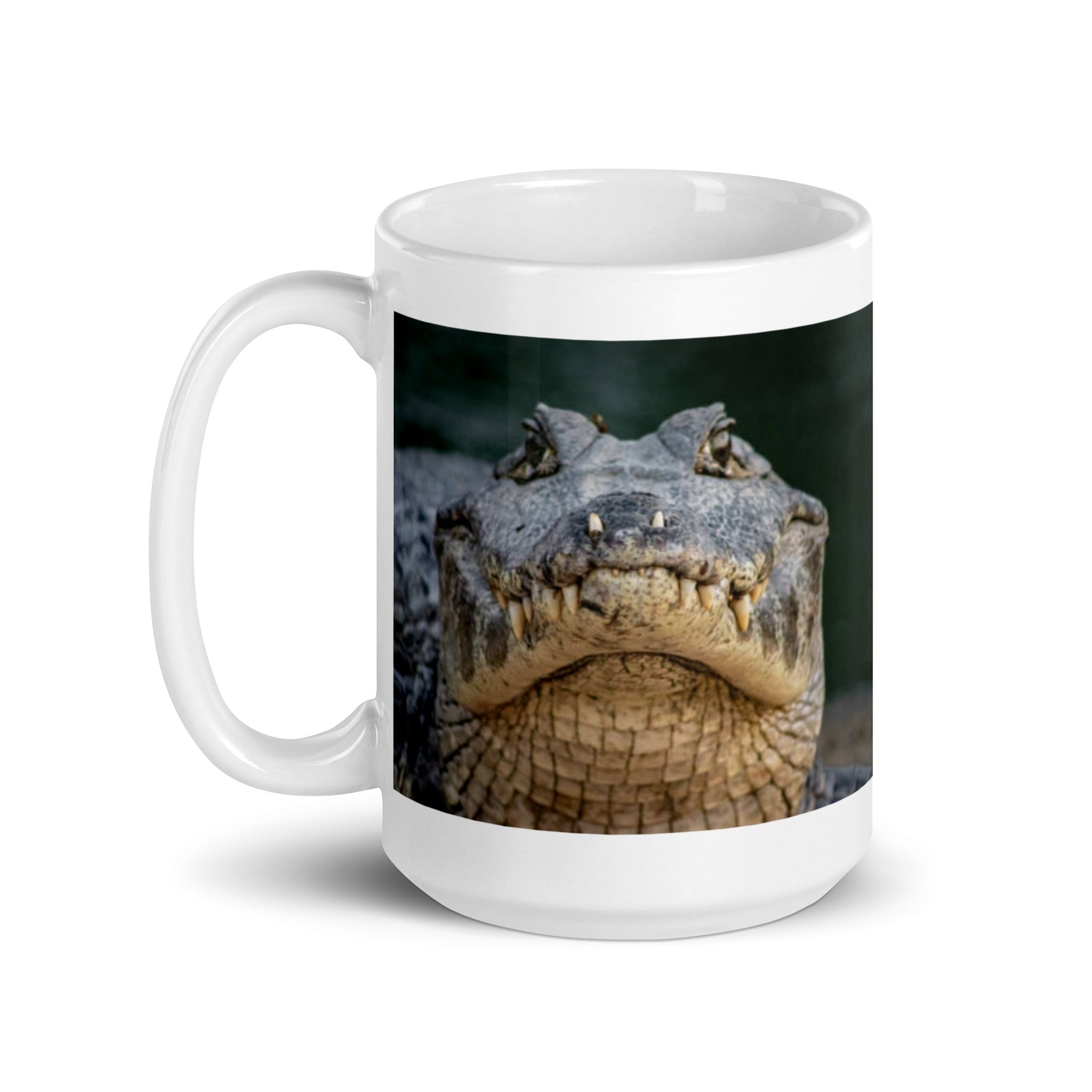 "Alligator Mug#1: Power and Grace of the Swamp (Ceramic)"