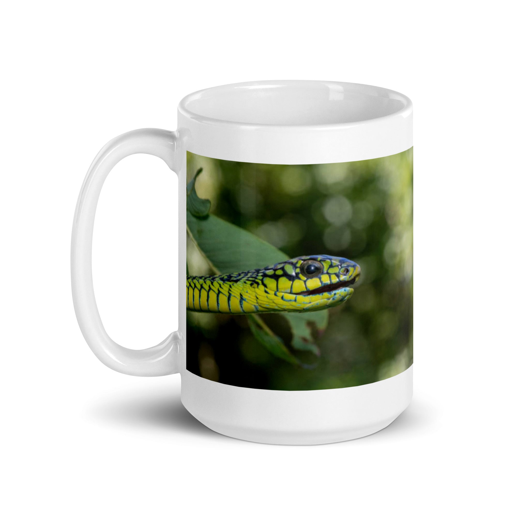 "Boomslang Mug #1: Elegance and Stealth of the Canopy  (Ceramic)"