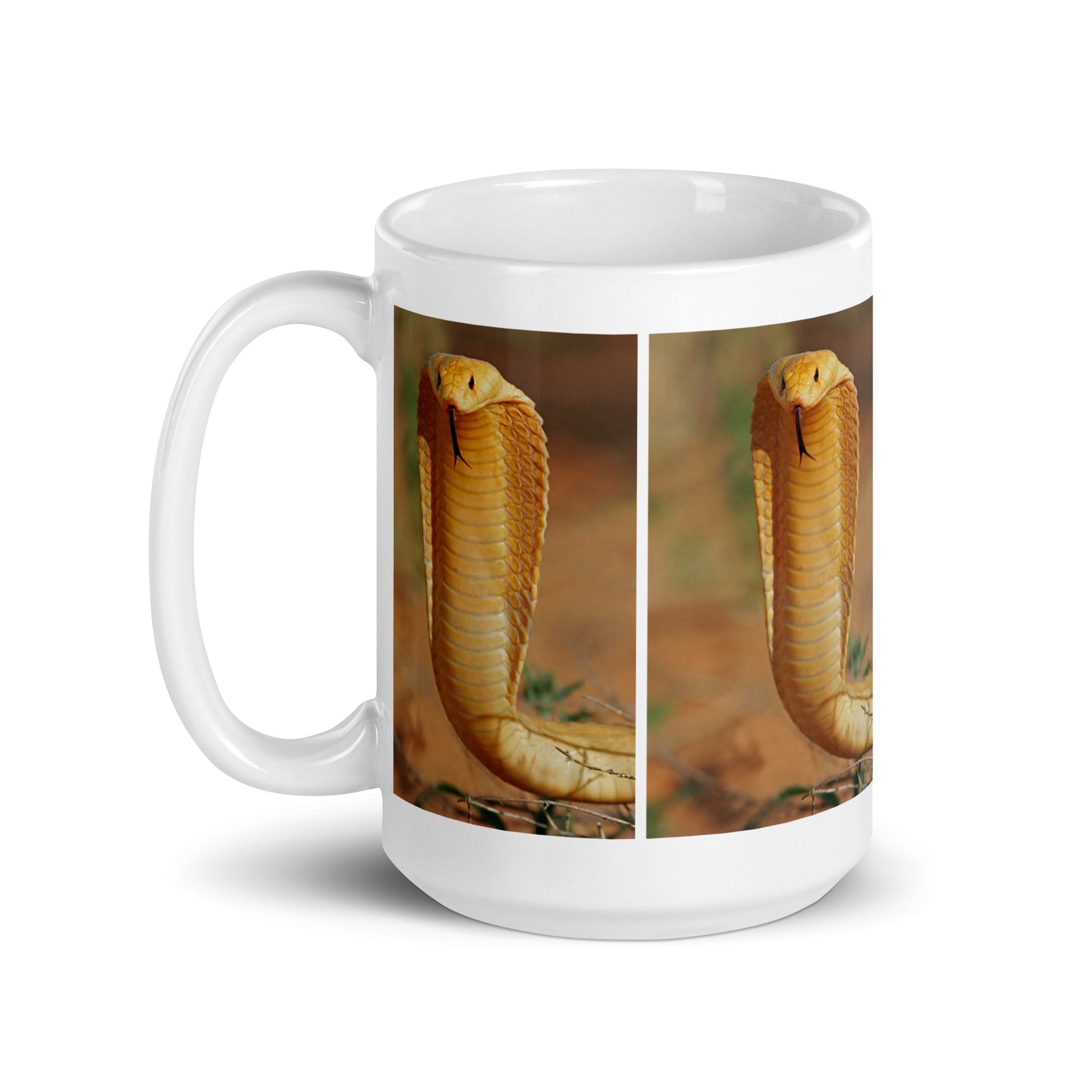 "Cape Cobra Mug #1: Majesty and Power of the Desert  (Ceramic)"