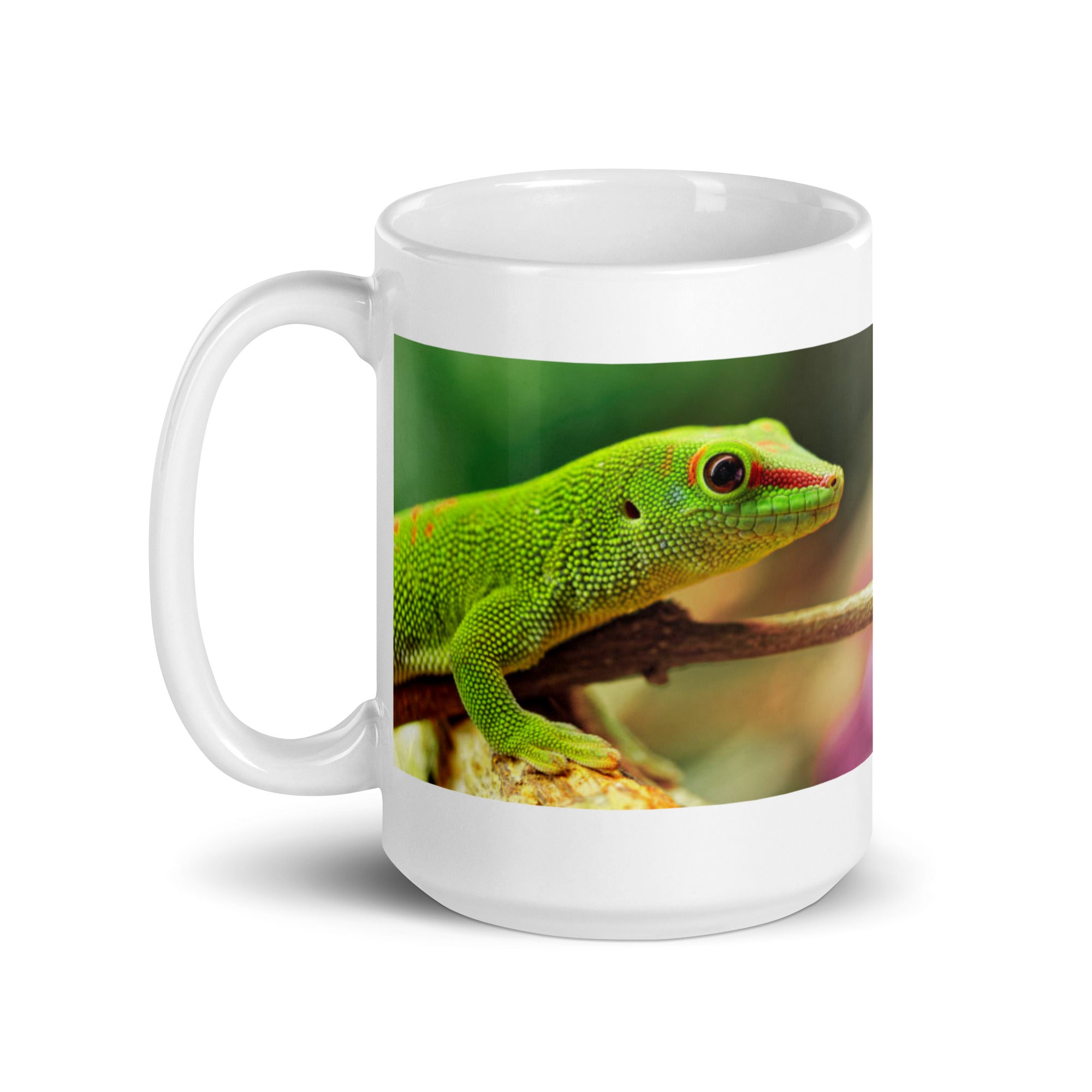 "Gecko Mug #1:  Charm and Agility of the Tropics  (Ceramic)"