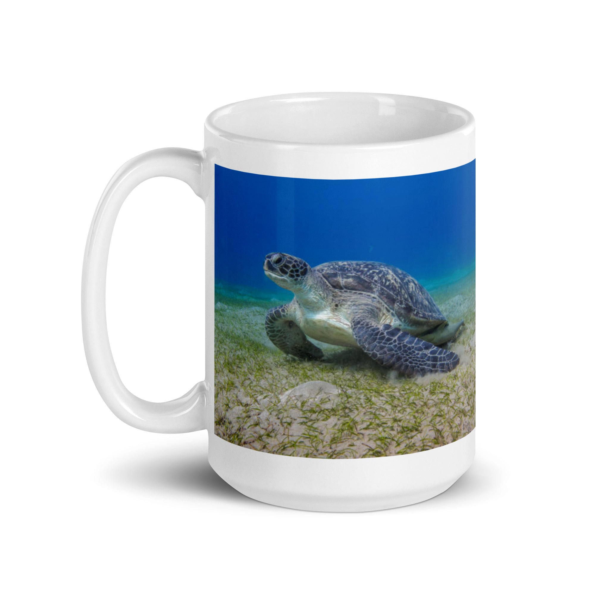 "Leatherback Turtle Mug #1: Grace and Resilience of the Ocean (Ceramic)"