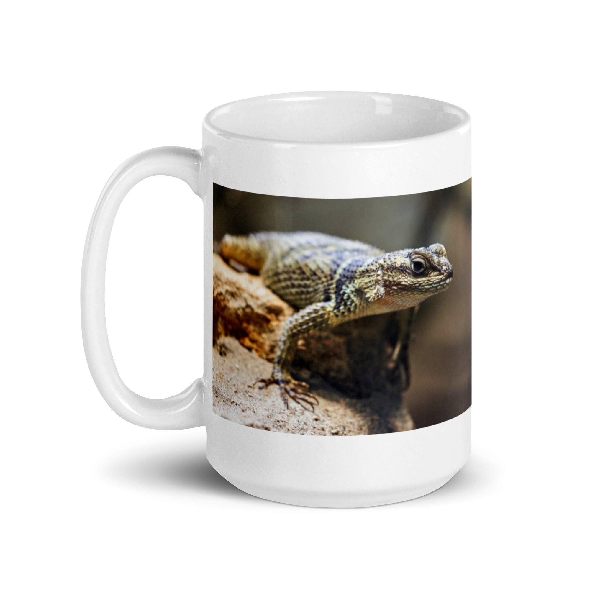 "Lizard Mug #1: Agility and Charm of the Reptile World  (Ceramic)"