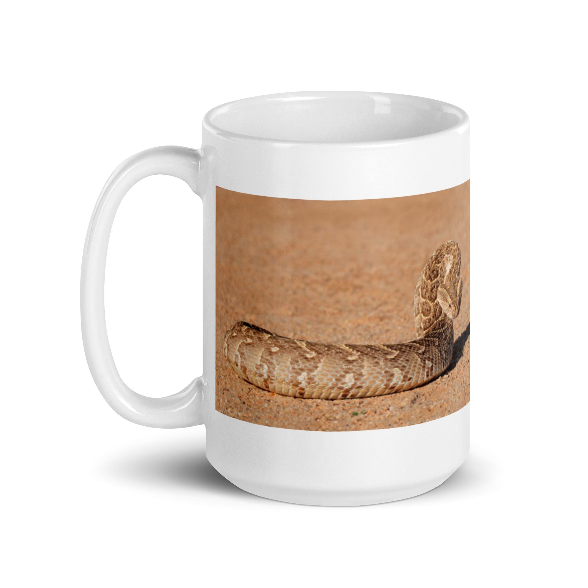 "Puff Adder Mug #1:  Stealth and Power of the Savanna  (Ceramic)"