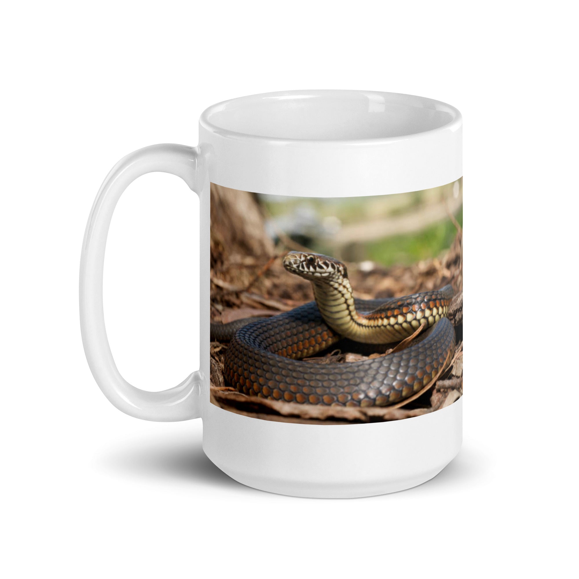 "Snake Mug #1:  Elegance and Mystery of the Reptile World  (Ceramic)"