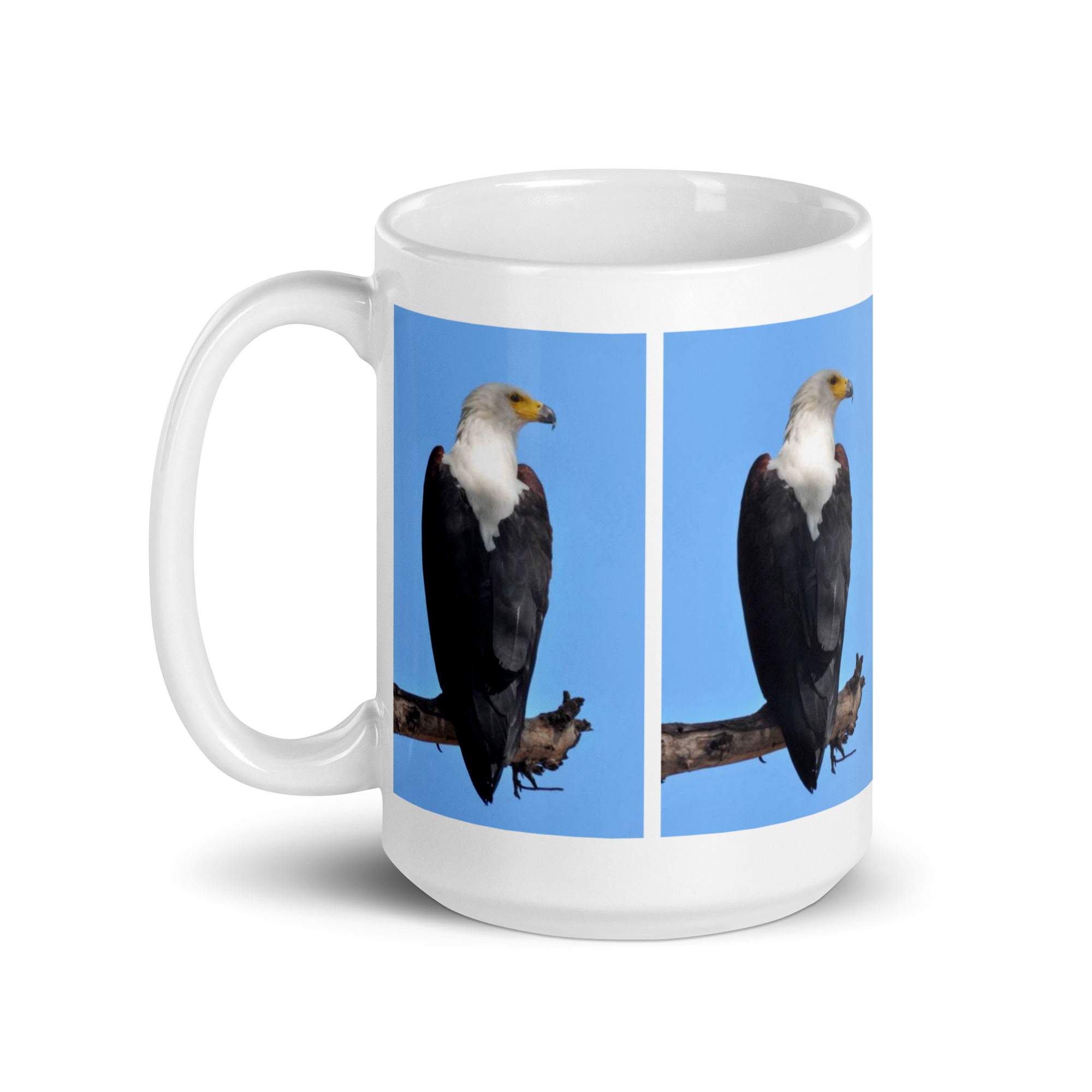 "African Fish Eagle Mug #1: The Piercing Call (Ceramic)"