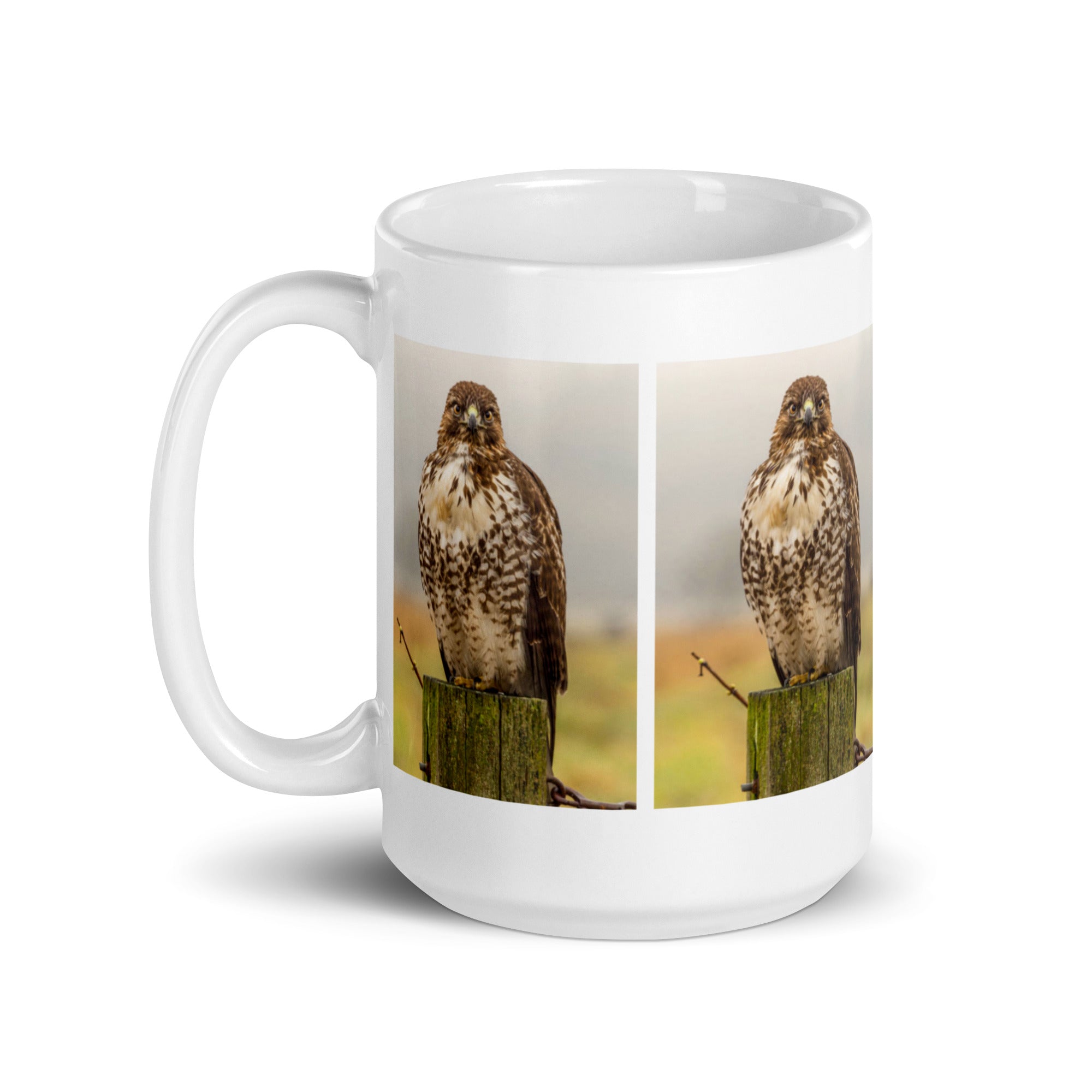 "Hawk Mug #1: The Sharp-Eyed Hunter (Ceramic)"