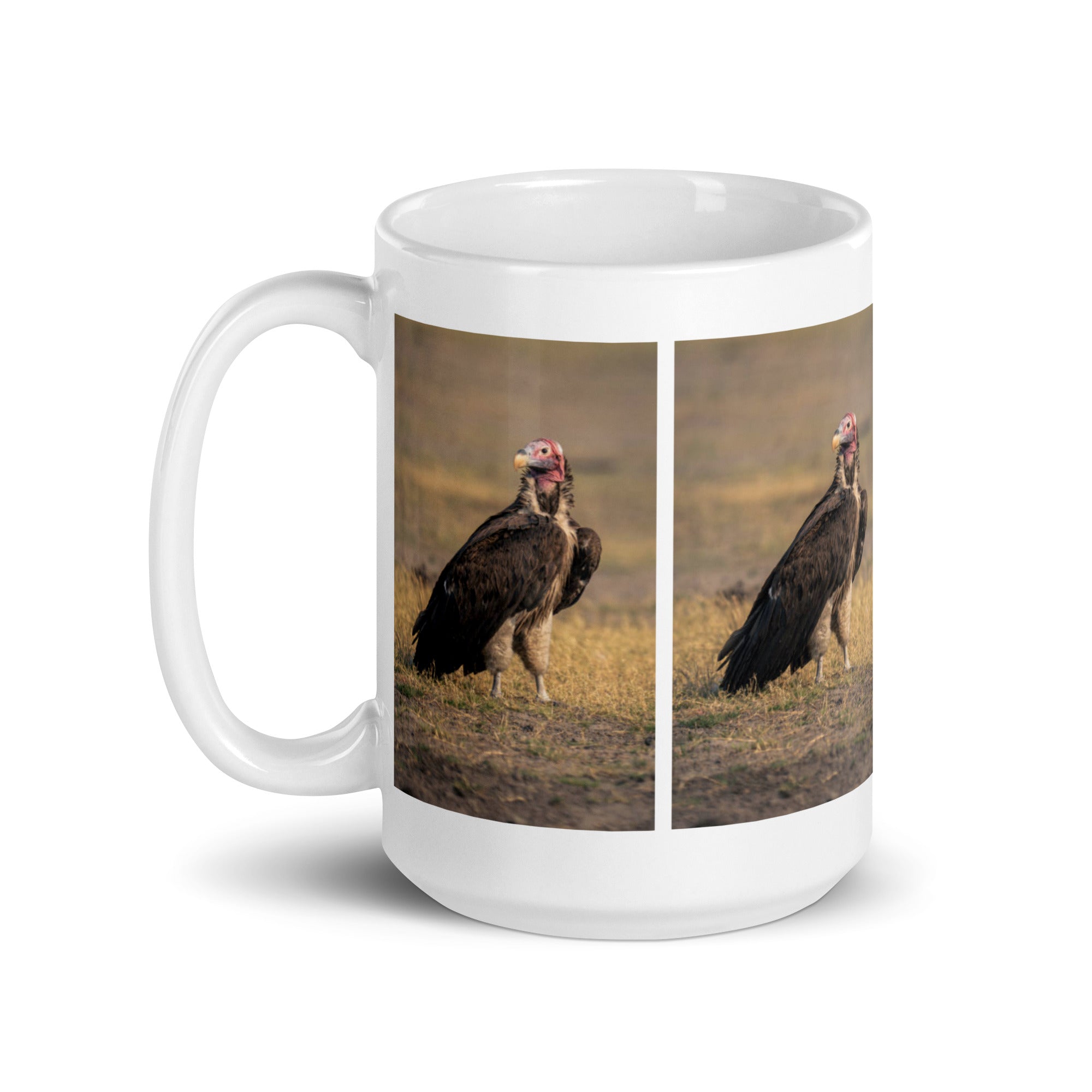 "Lappet-Faced Vulture Mug #1: The Feathered Powerhouse (Ceramic)"