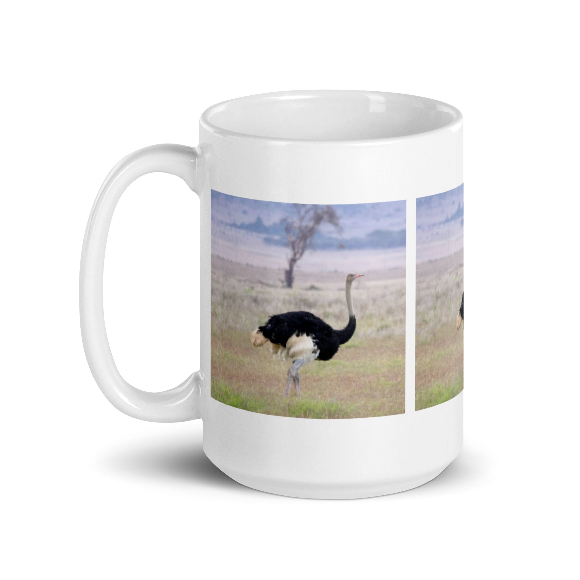 "Ostrich Mug #1: The Speedy Strider (Ceramic)"