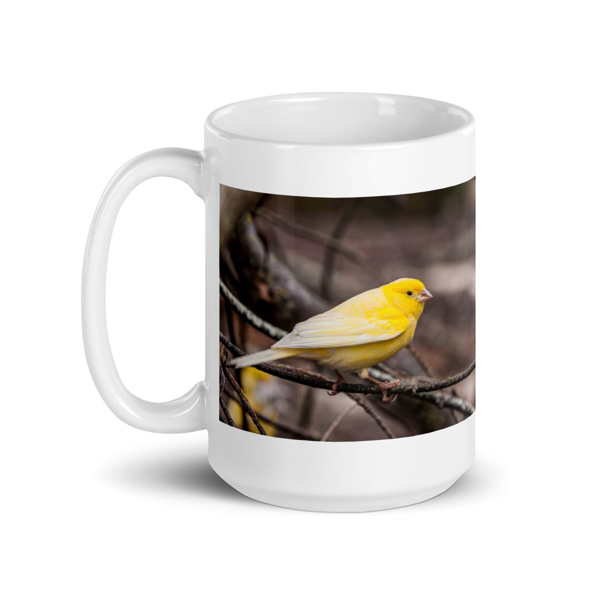 "Canary Mug #1: The Golden Songbird (Ceramic)"