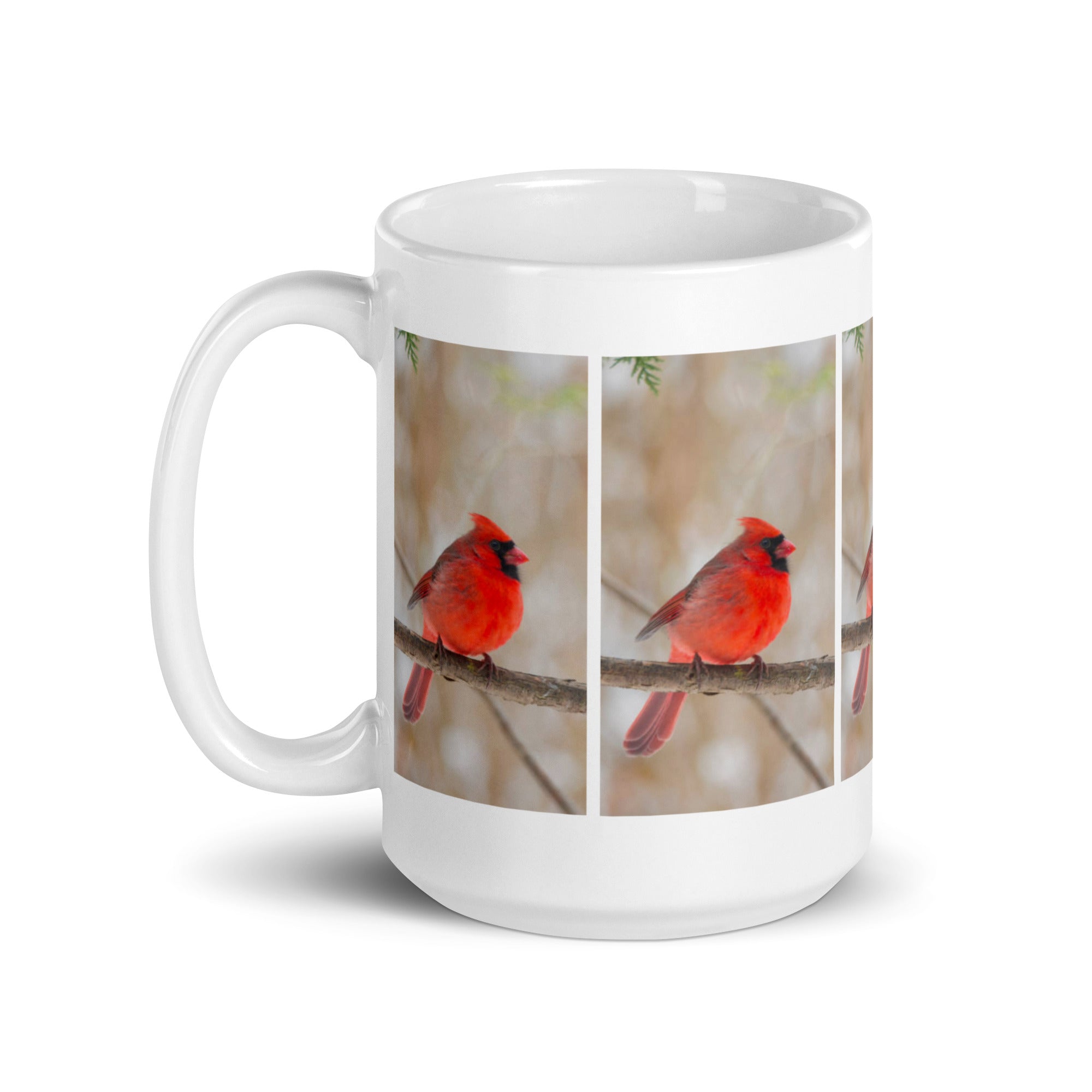 "Cardinal Mug #1: The Crimson Messenger (Ceramic)"