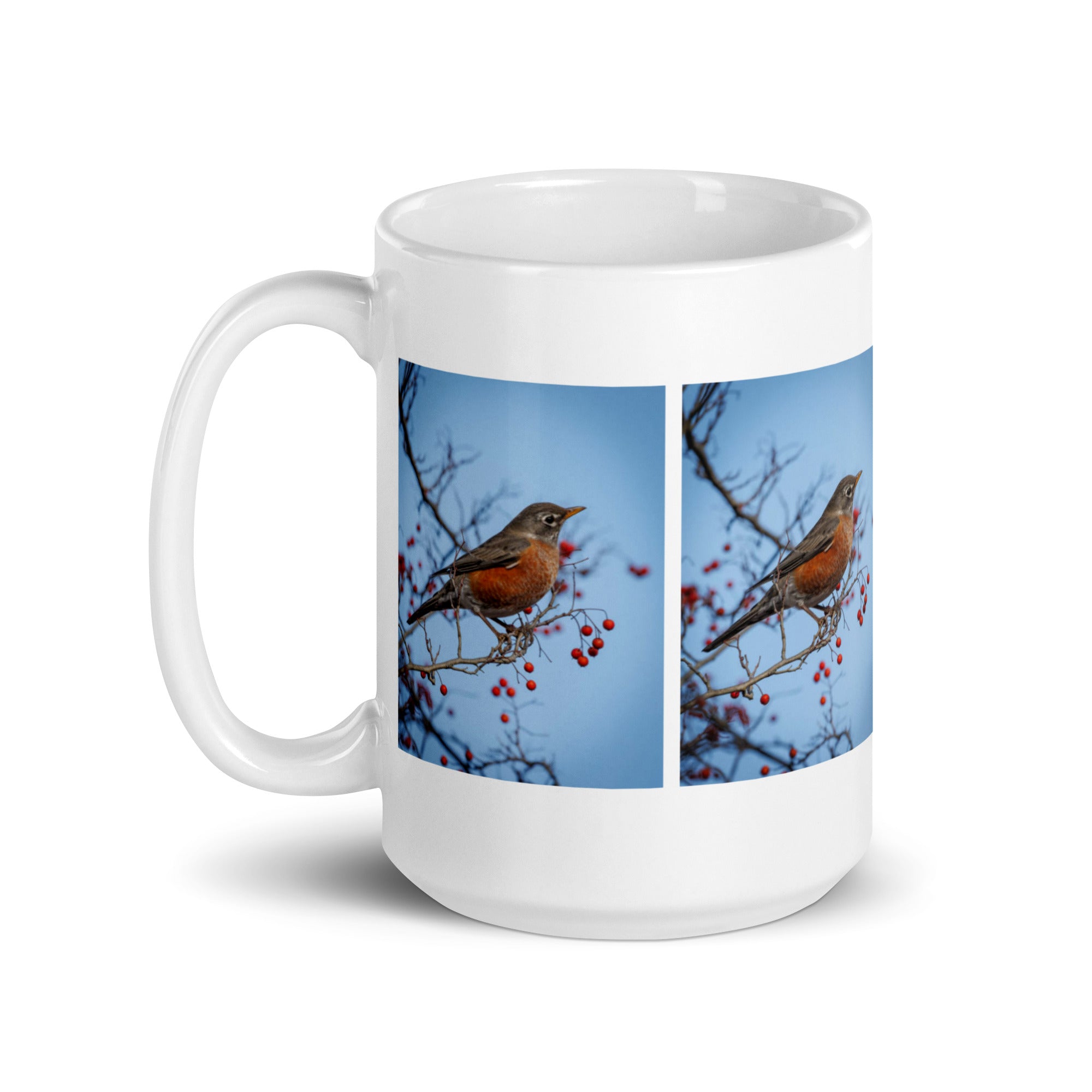 "Robin Mug #1: The Cheerful Early Bird (Ceramic)"