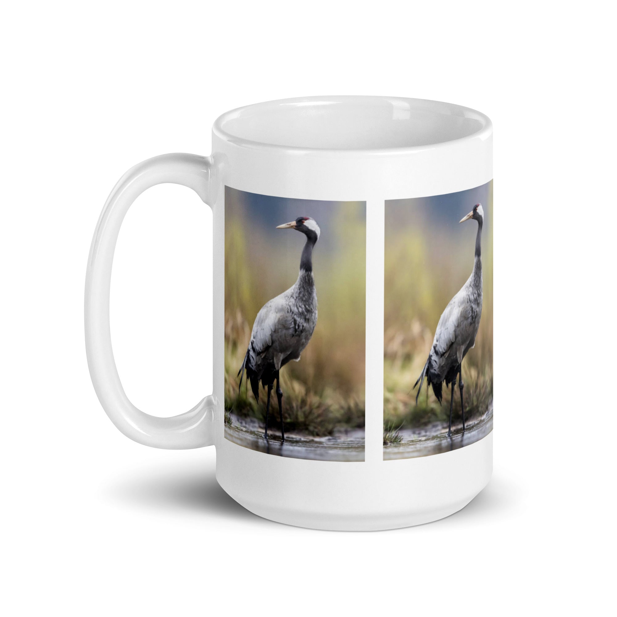 "Crane Mug #1: The Elegant Wader (Ceramic)"