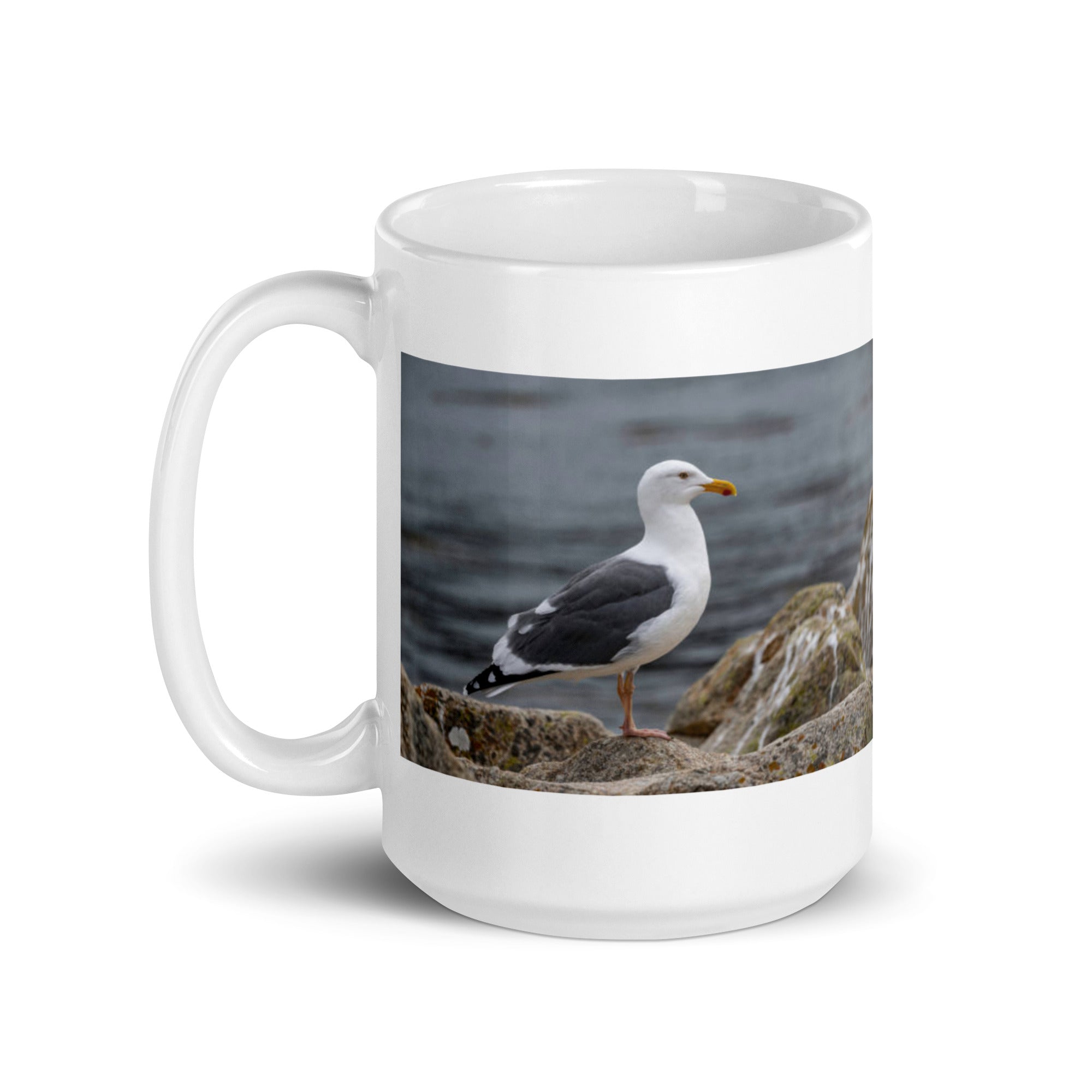 "Gull Mug #1: The Coastal Scavenger (Ceramic)"