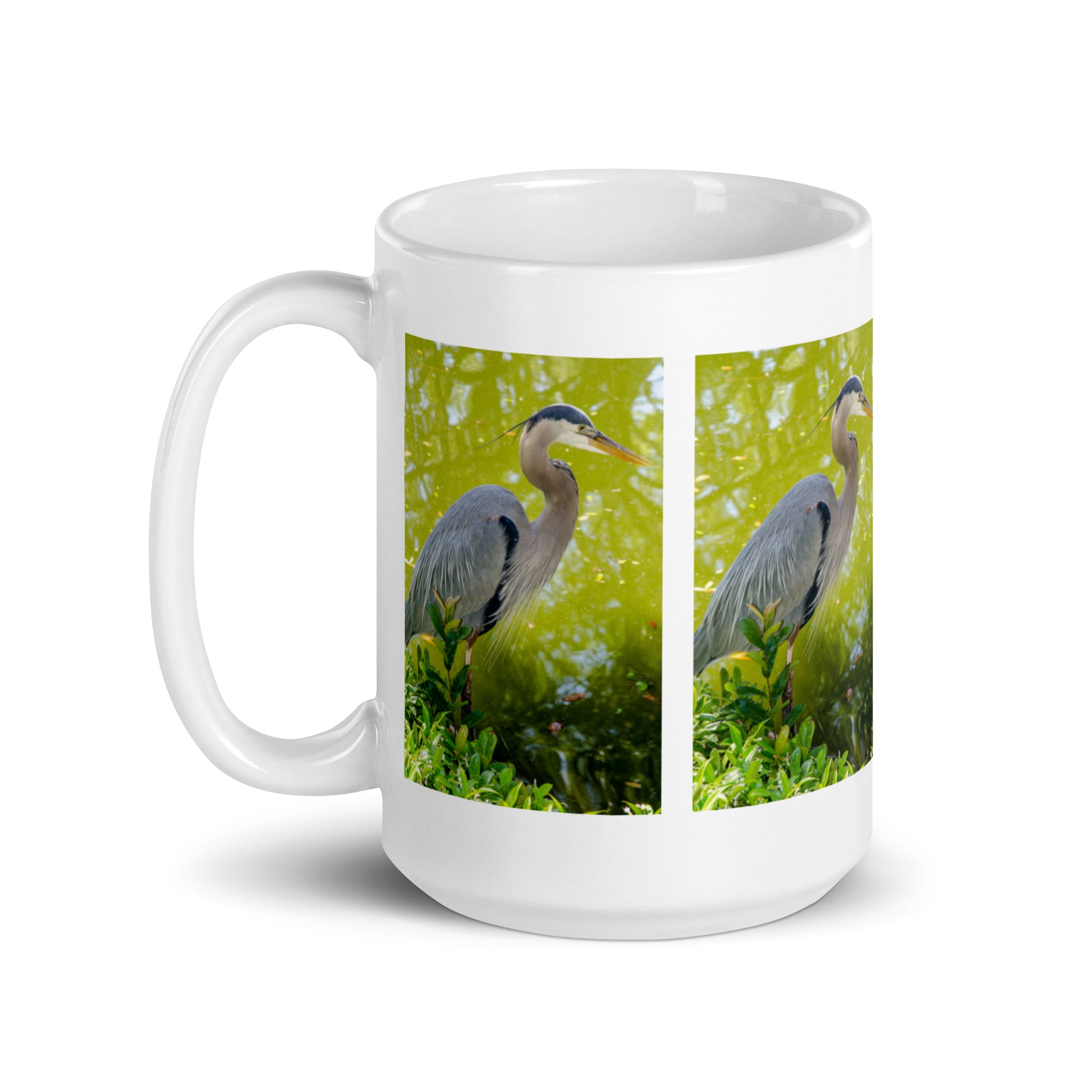 "Heron Mug #1: The Patient Wader (Ceramic)"