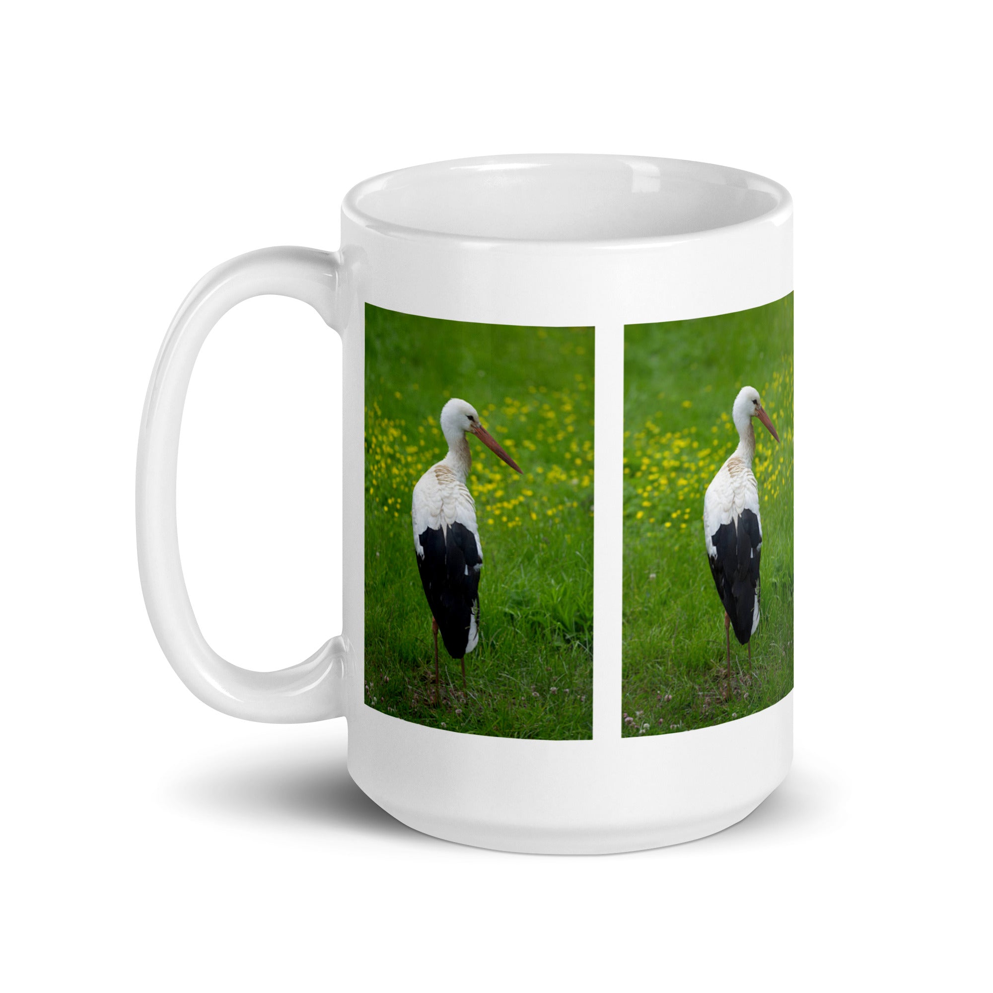 "Stork Mug #1: The Long-legged Deliverer (Ceramic)"