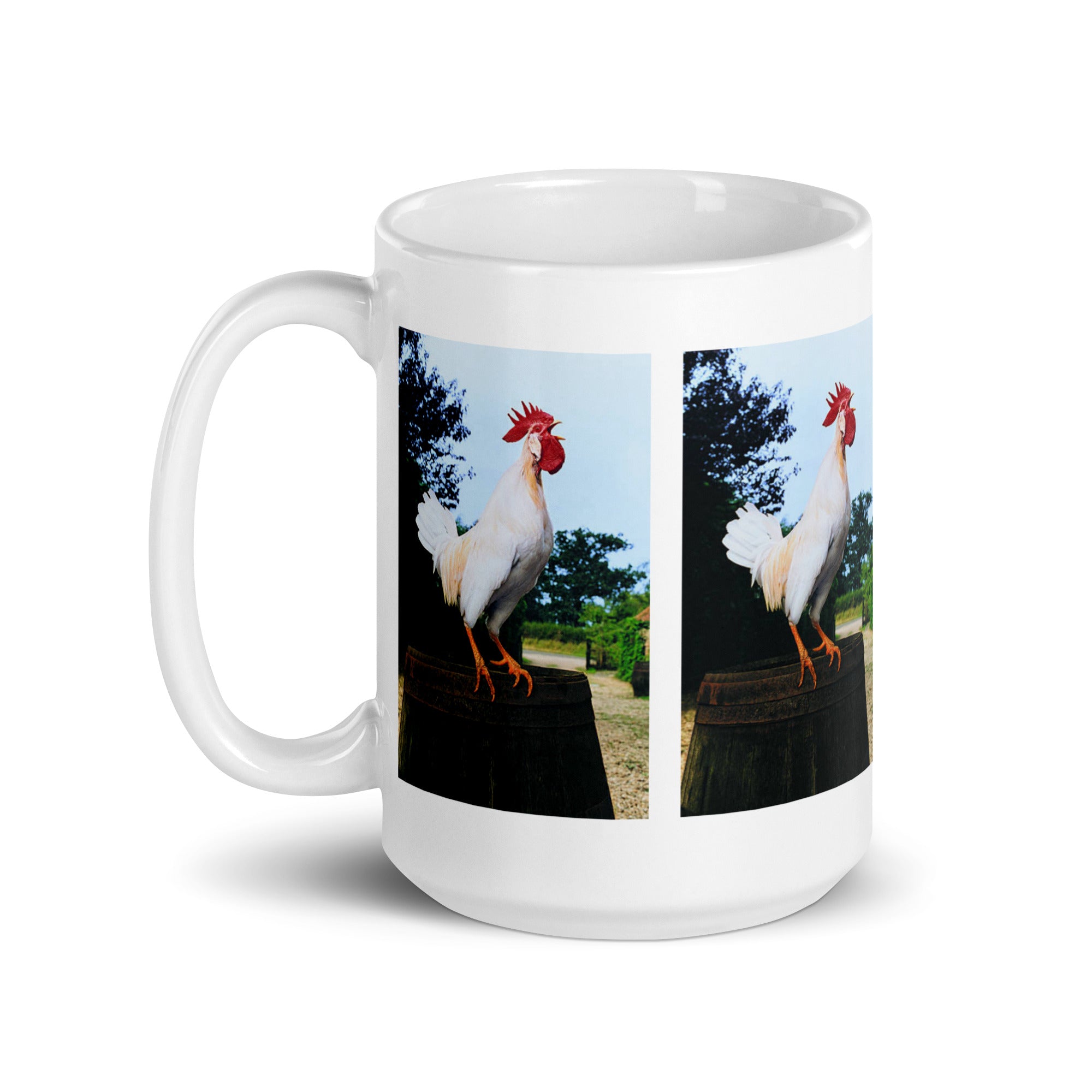 "Chicken Mug #1: The Clucky Connoisseur (Ceramic)"